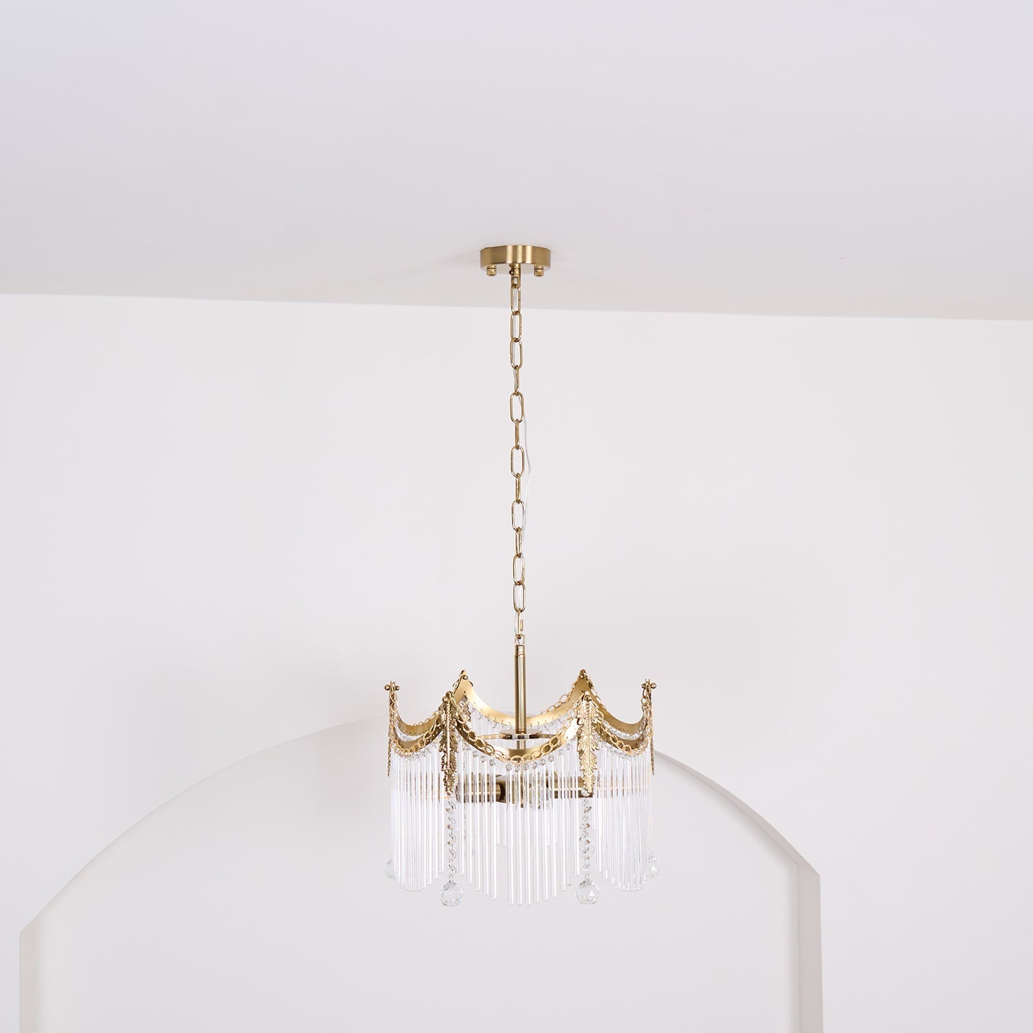 Kristy Luxurious Glass Chandeliers Farmhouse - Letslighting