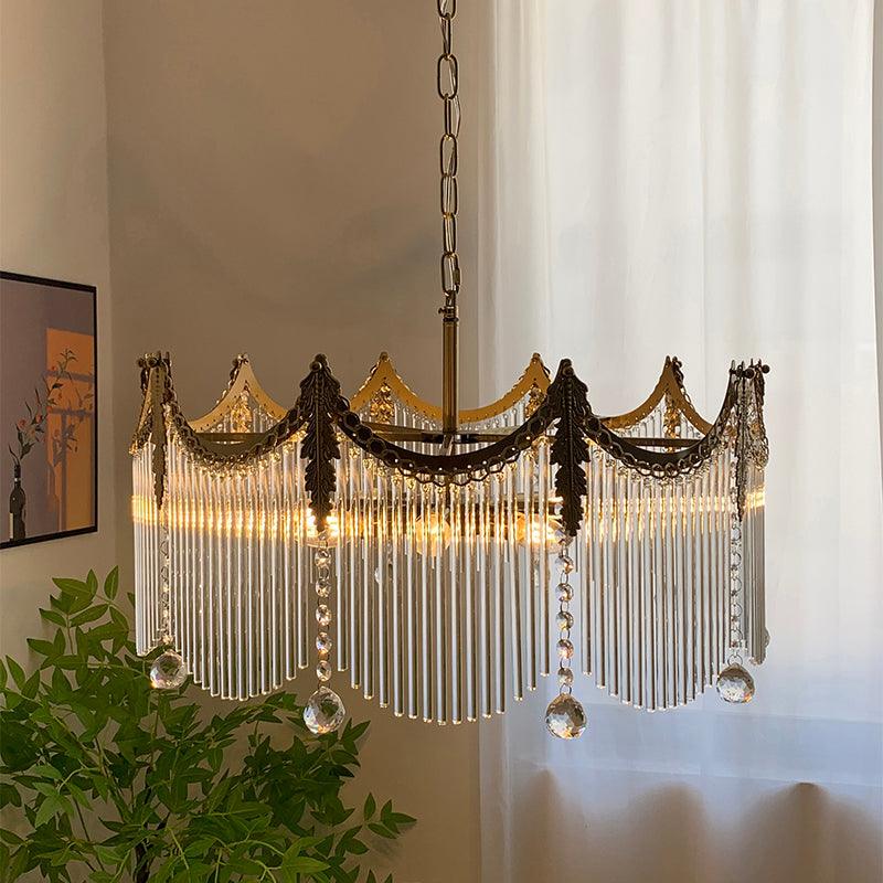 Kristy Luxurious Glass Chandeliers Farmhouse - Letslighting