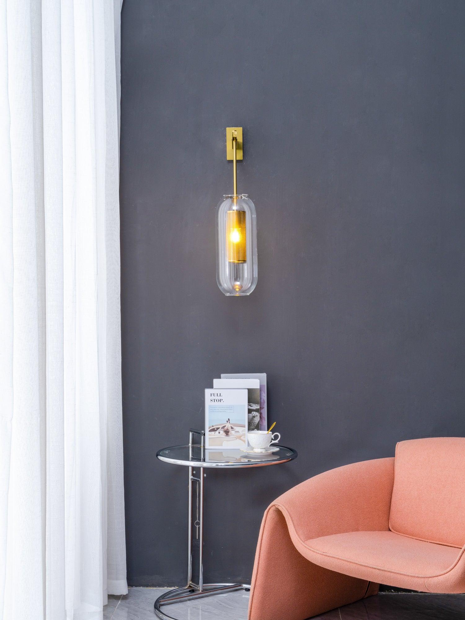 Evan Premium Nordic Art Glass Wall Lamp - Letslighting