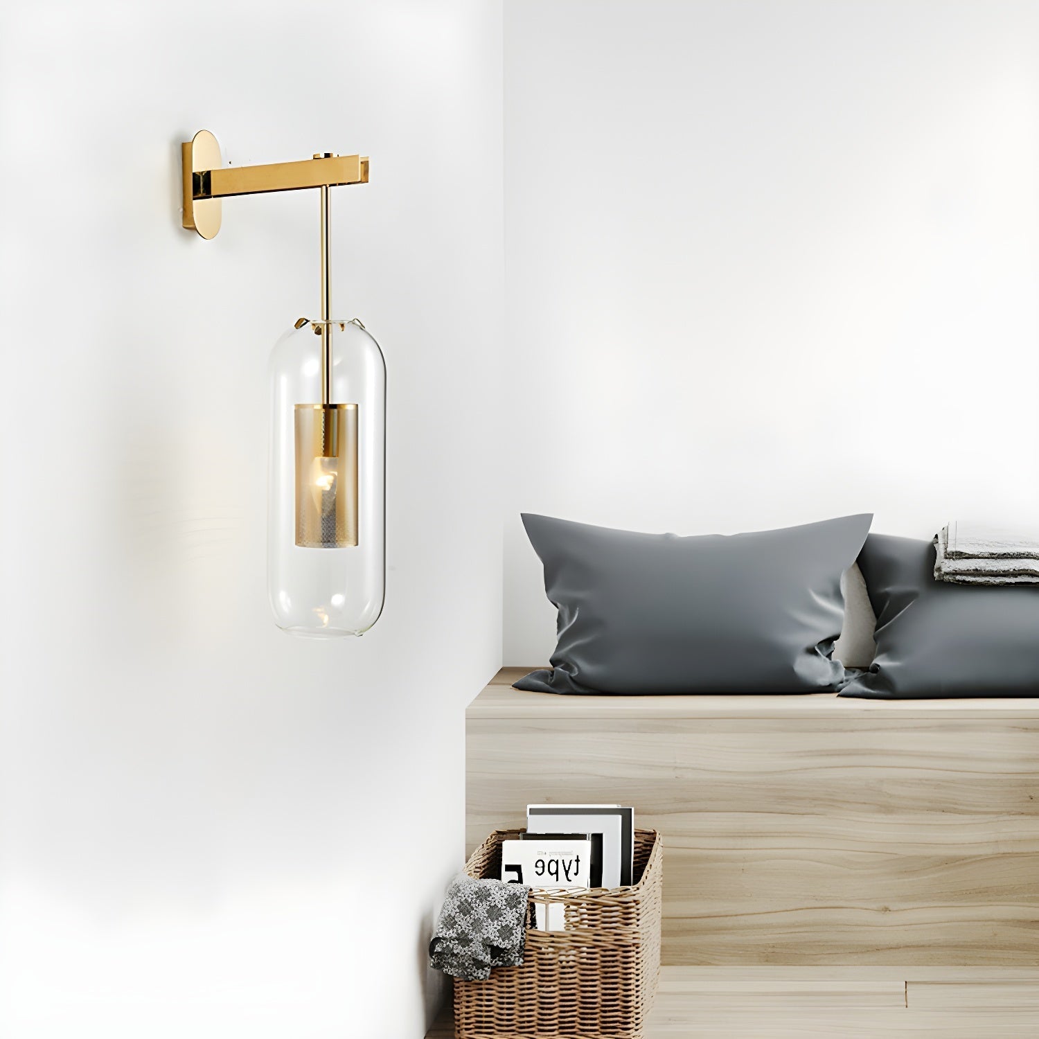 Evan Premium Nordic Art Glass Wall Lamp - Letslighting