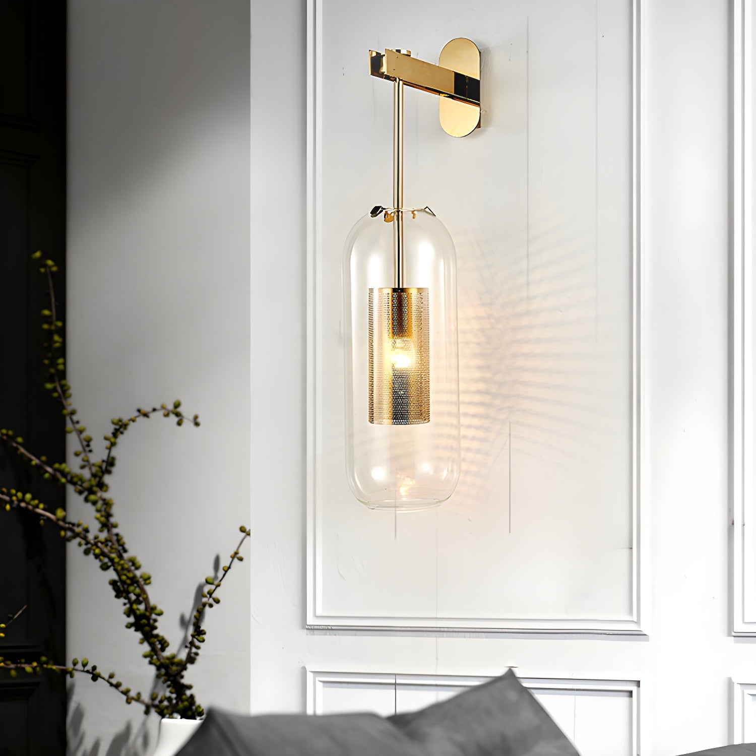 Evan Premium Nordic Art Glass Wall Lamp - Letslighting
