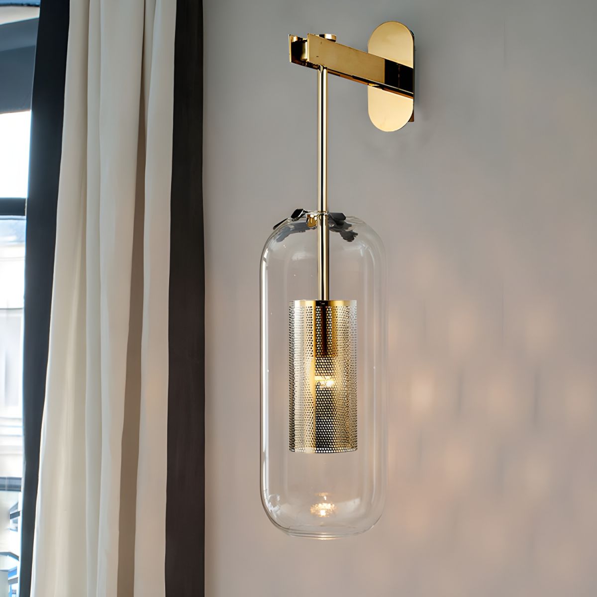 Evan Premium Nordic Art Glass Wall Lamp - Letslighting