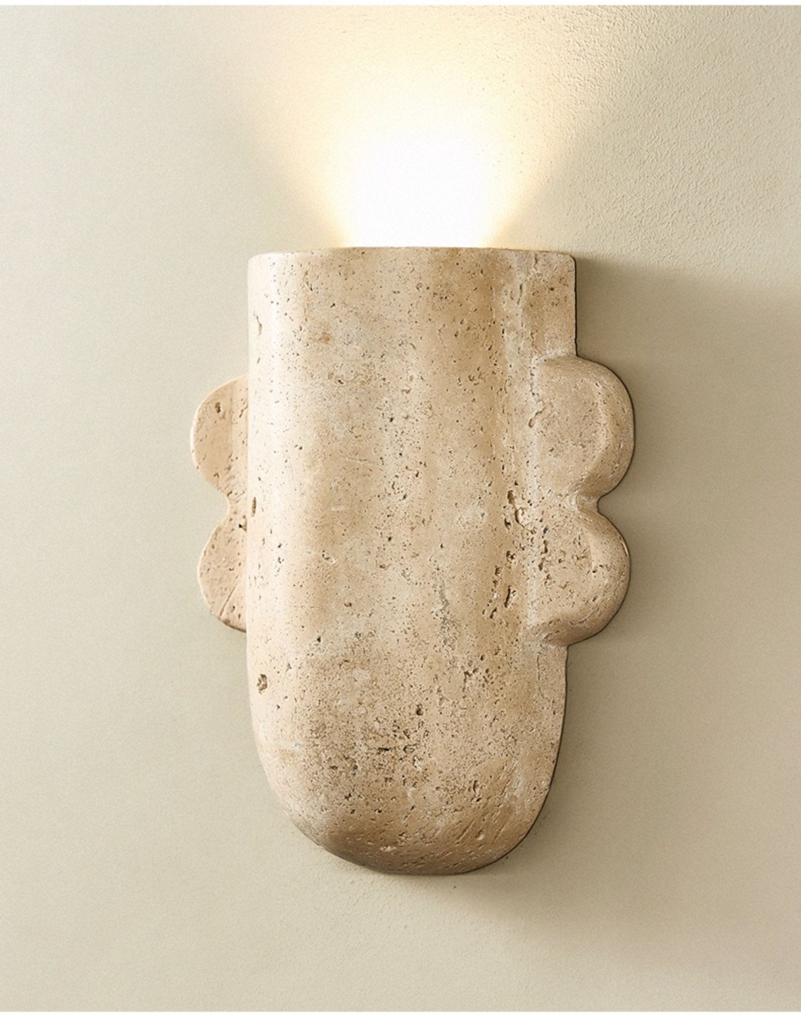 Vaelis Modern Travertine Wall Light