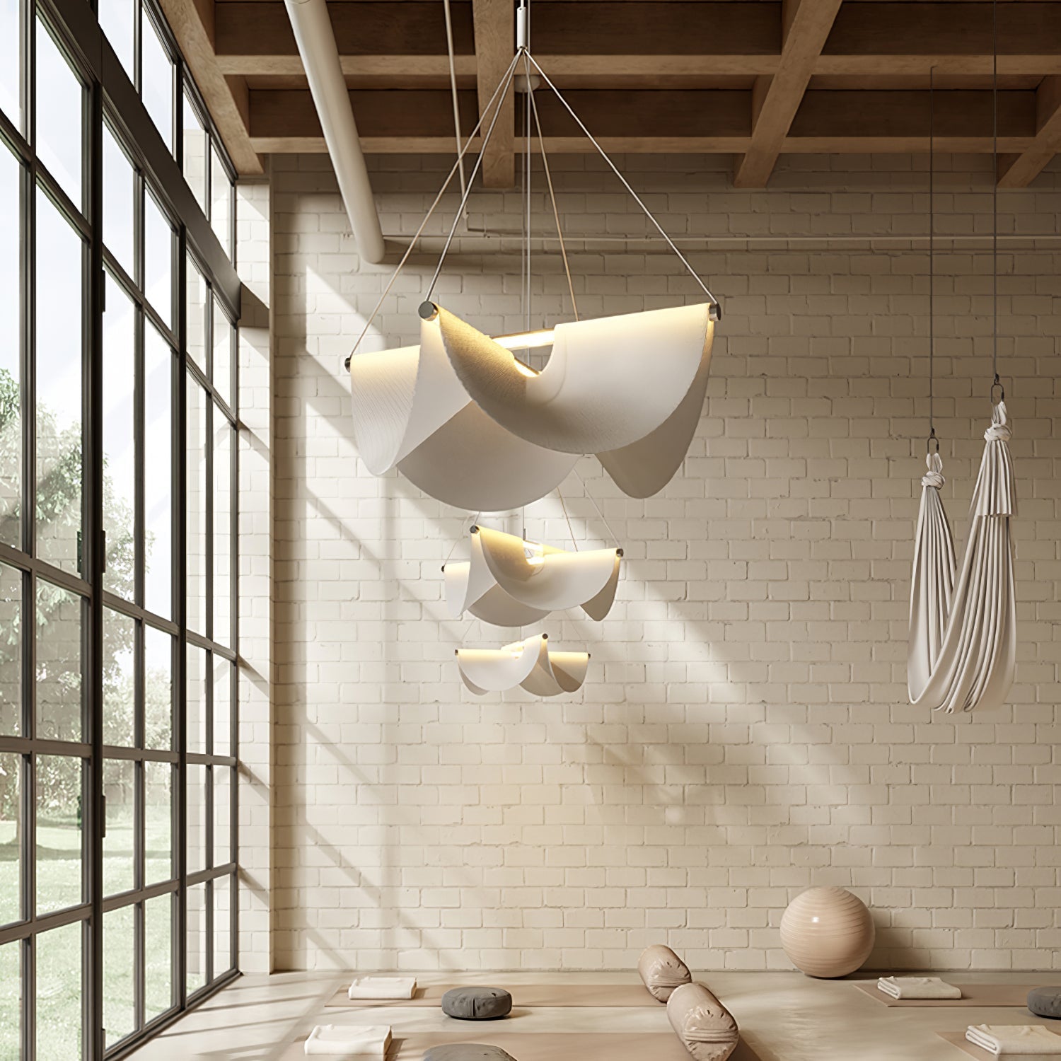 Covela Postmodern Luxury Ribbon Pendant Lamp - Letslighting