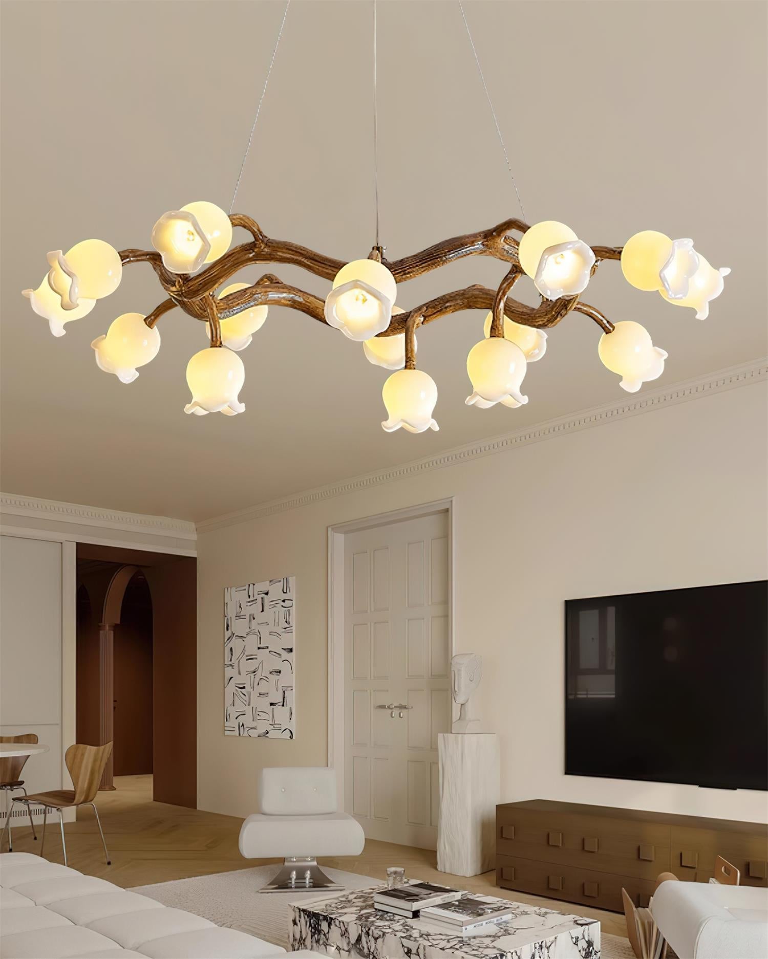 Alva Flowers Chandelier - Letslighting