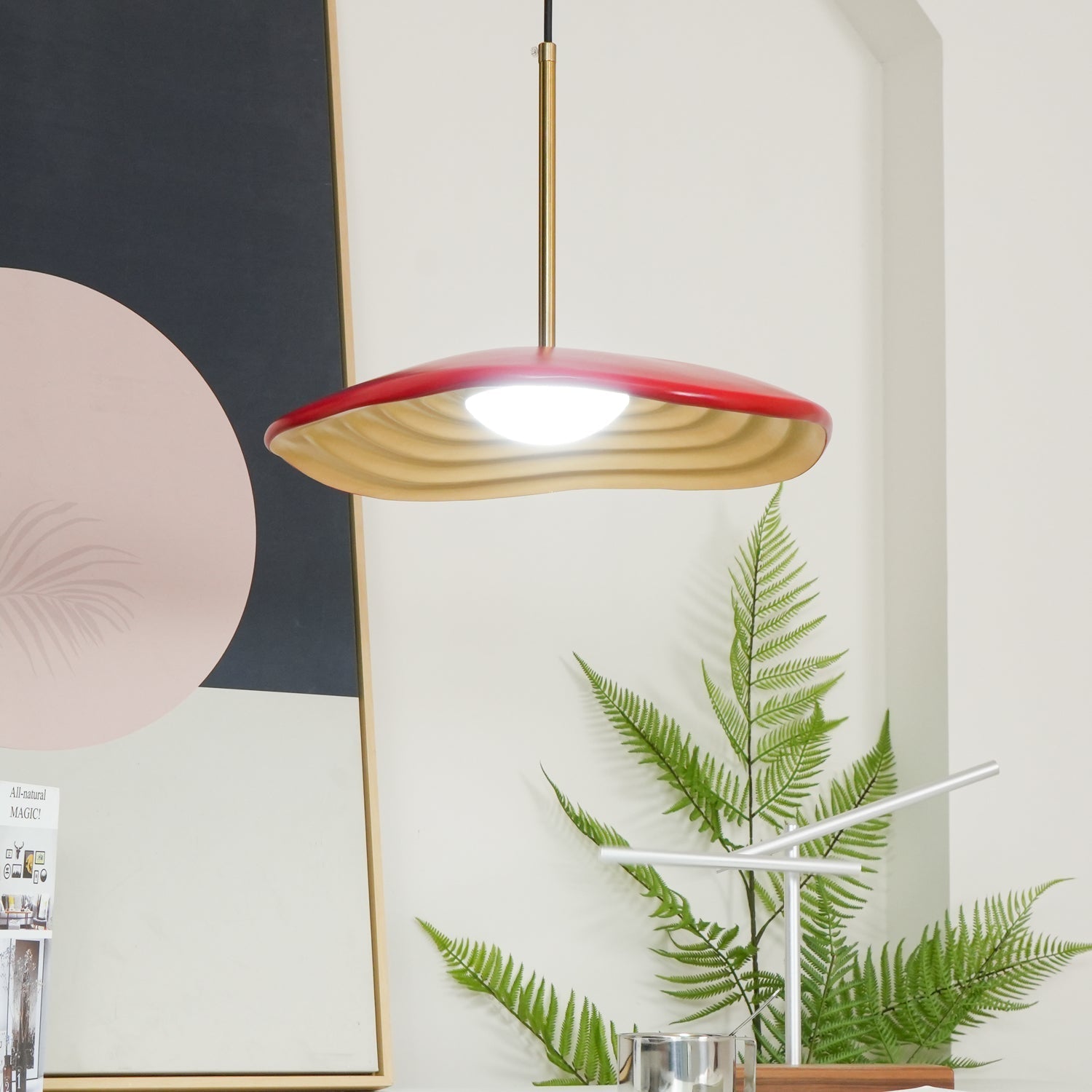 Zynthra Resin Artistic Pendant Lamp - Letslighting