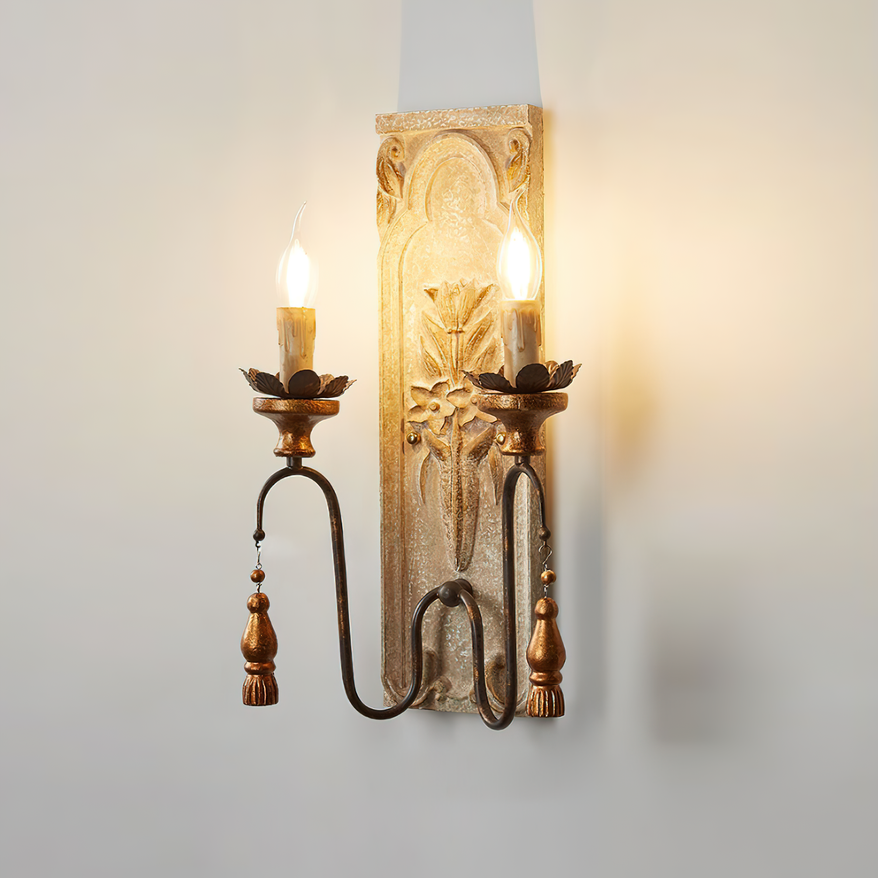 Elsoris Postmodern Luxury Wooden Wall Lamp - Letslighting