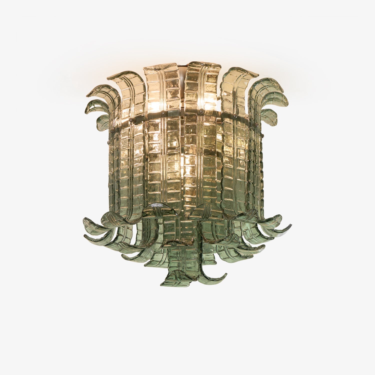 Aurora Ceiling Lamp Murano Glass Petal Vintage - Letslighting