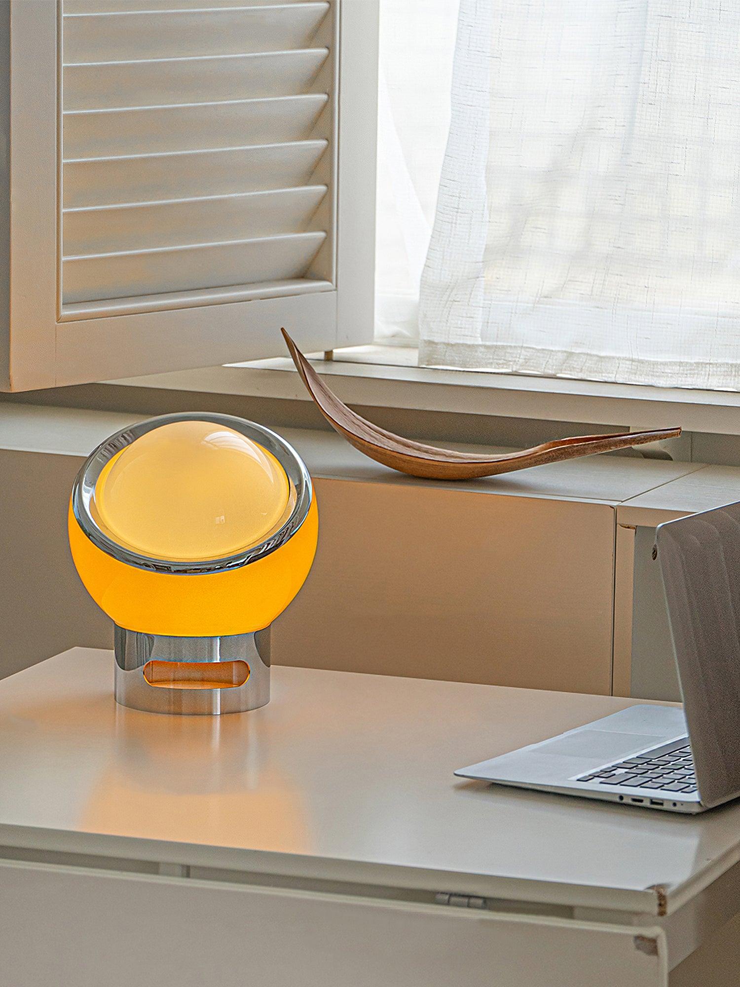 Halonce Steel Futuristic Table Lamp - Letslighting