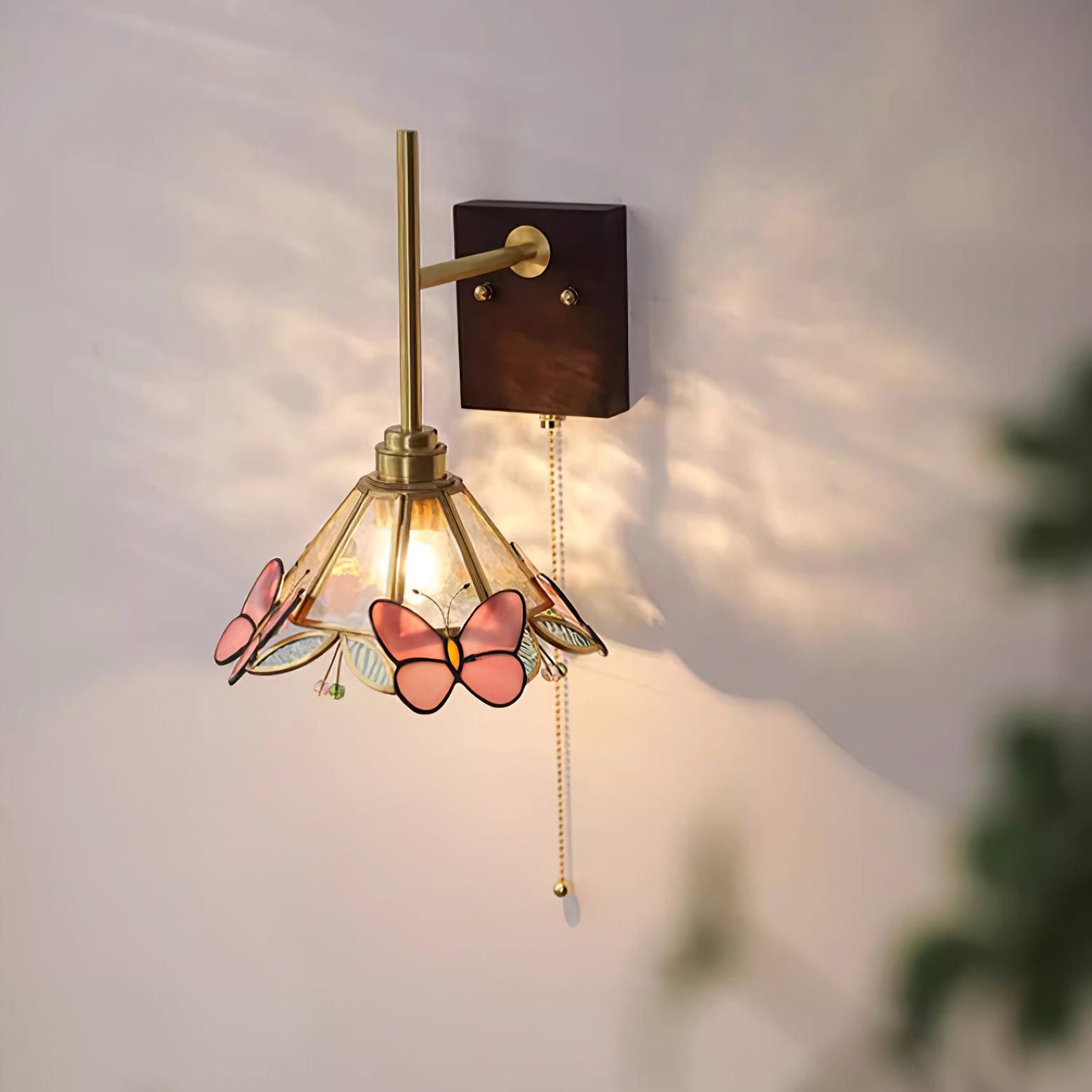 Valerie Wall Lamp Vintage Charm Butterfly - Letslighting