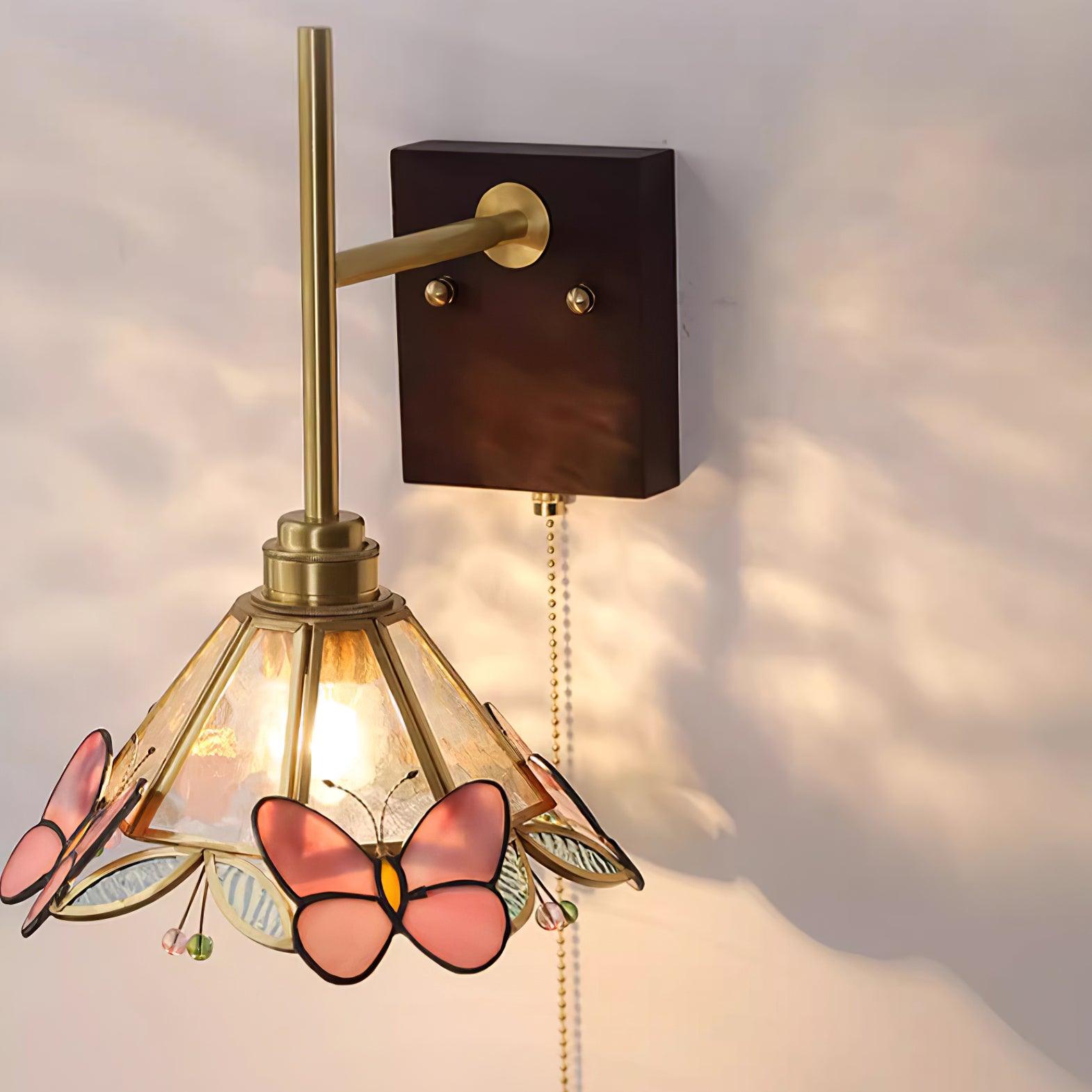Valerie Wall Lamp Vintage Charm Butterfly - Letslighting