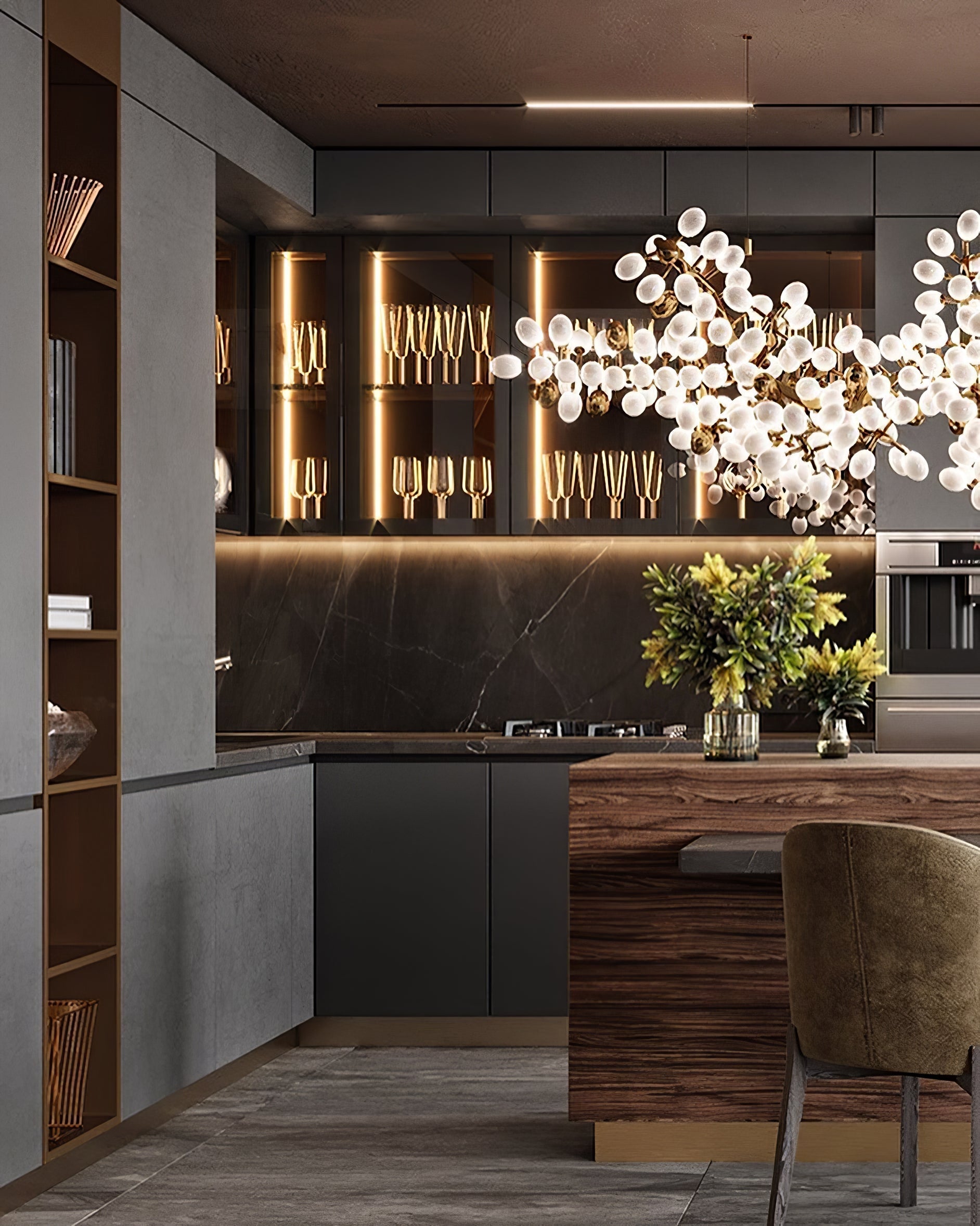 Cithaila Postmodern Luxury Bunch Glass Chandelier - Letslighting