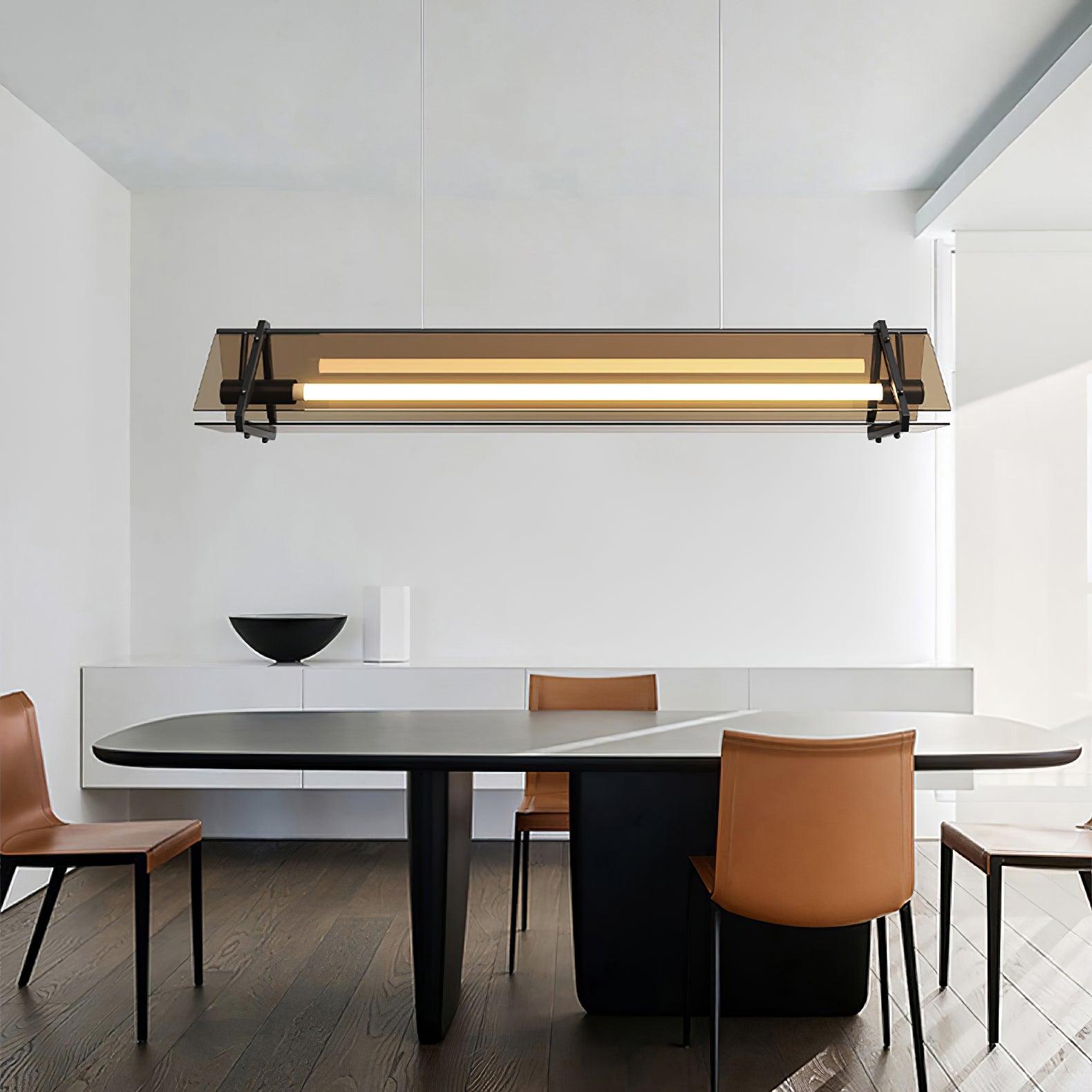 Arisha Industrial Triangle Glass Pendant Light - Letslighting
