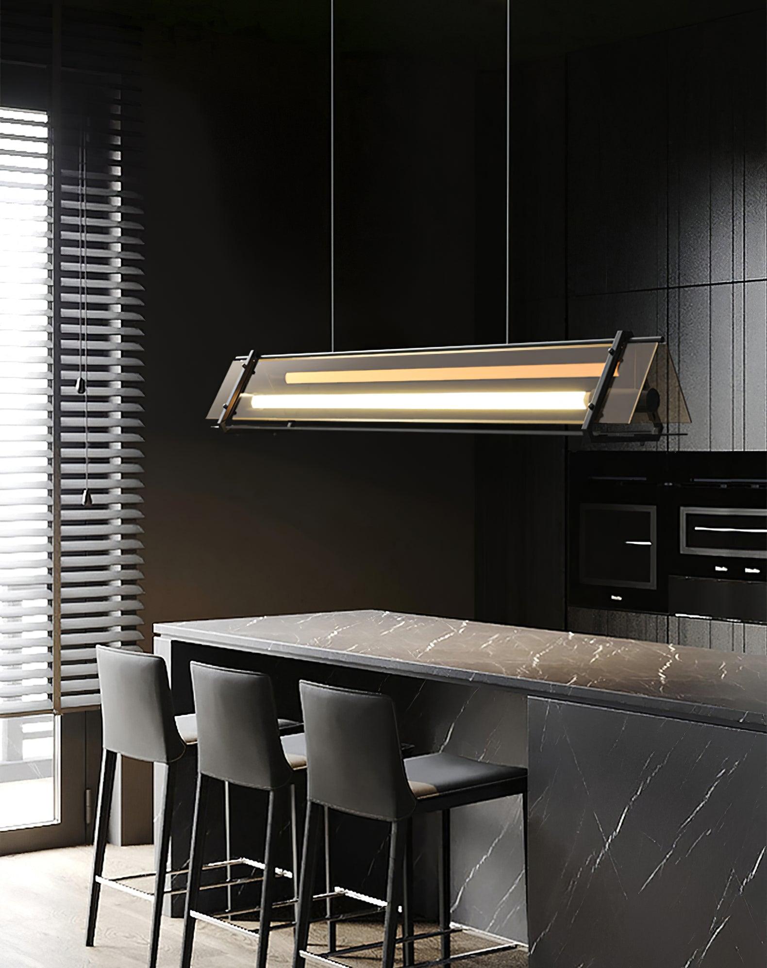 Lunaris Glass Minimalistic Pendant Light - Letslighting