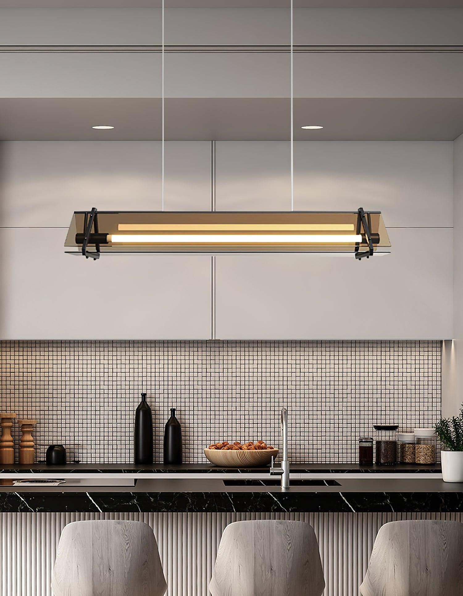 Lunaris Glass Minimalistic Pendant Light - Letslighting