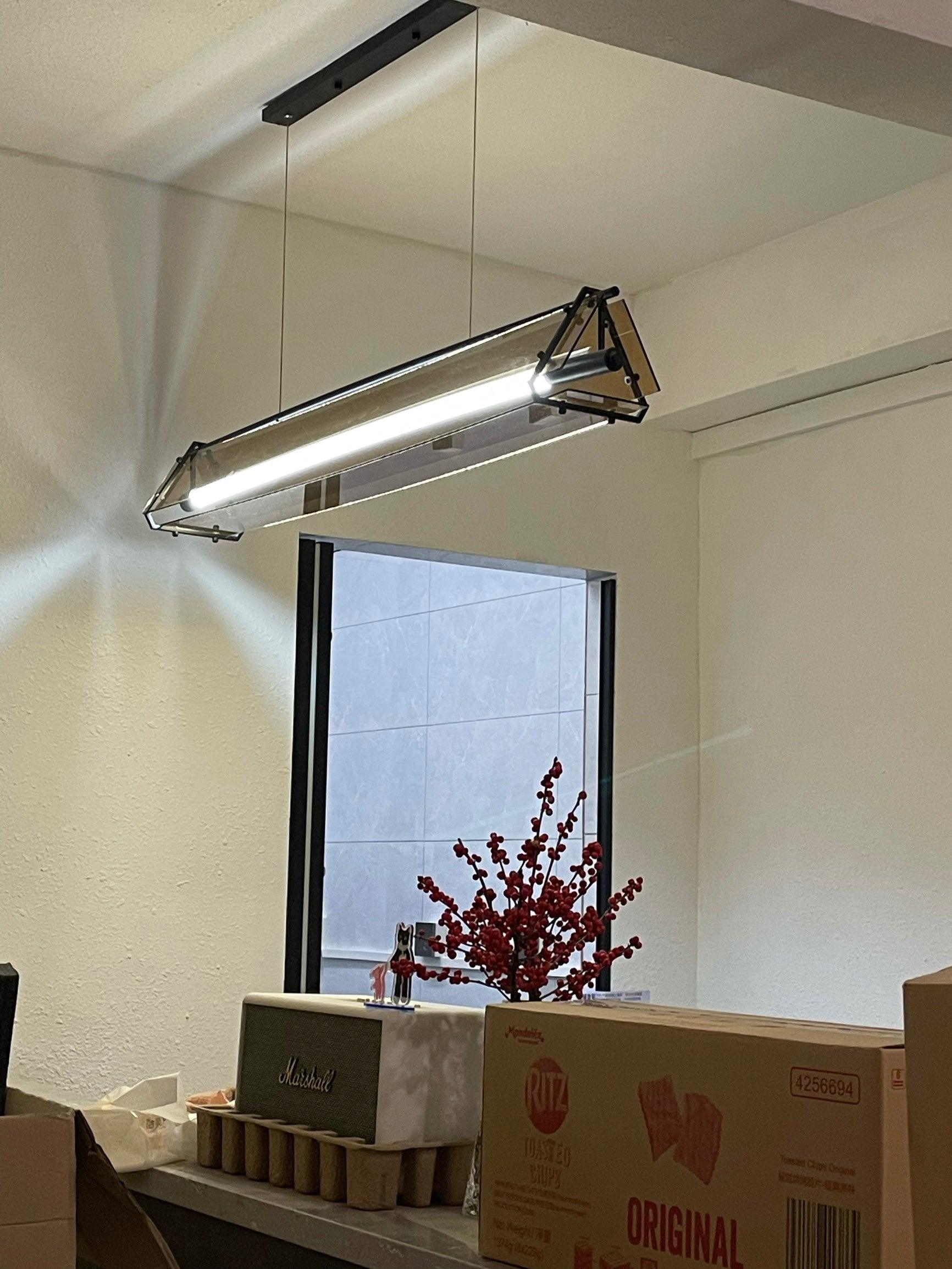 Lunaris Glass Minimalistic Pendant Light - Letslighting