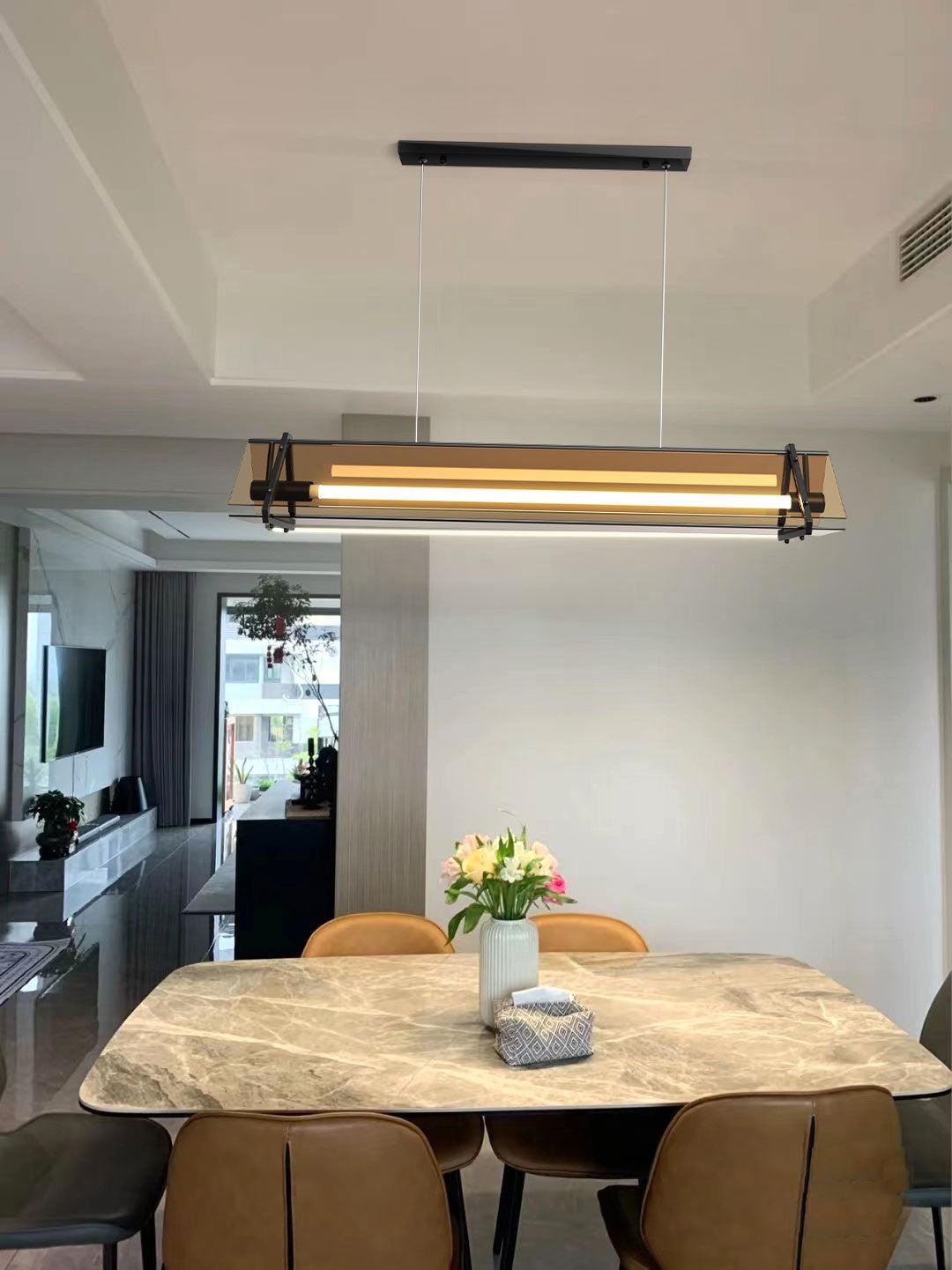 Lunaris Glass Minimalistic Pendant Light - Letslighting