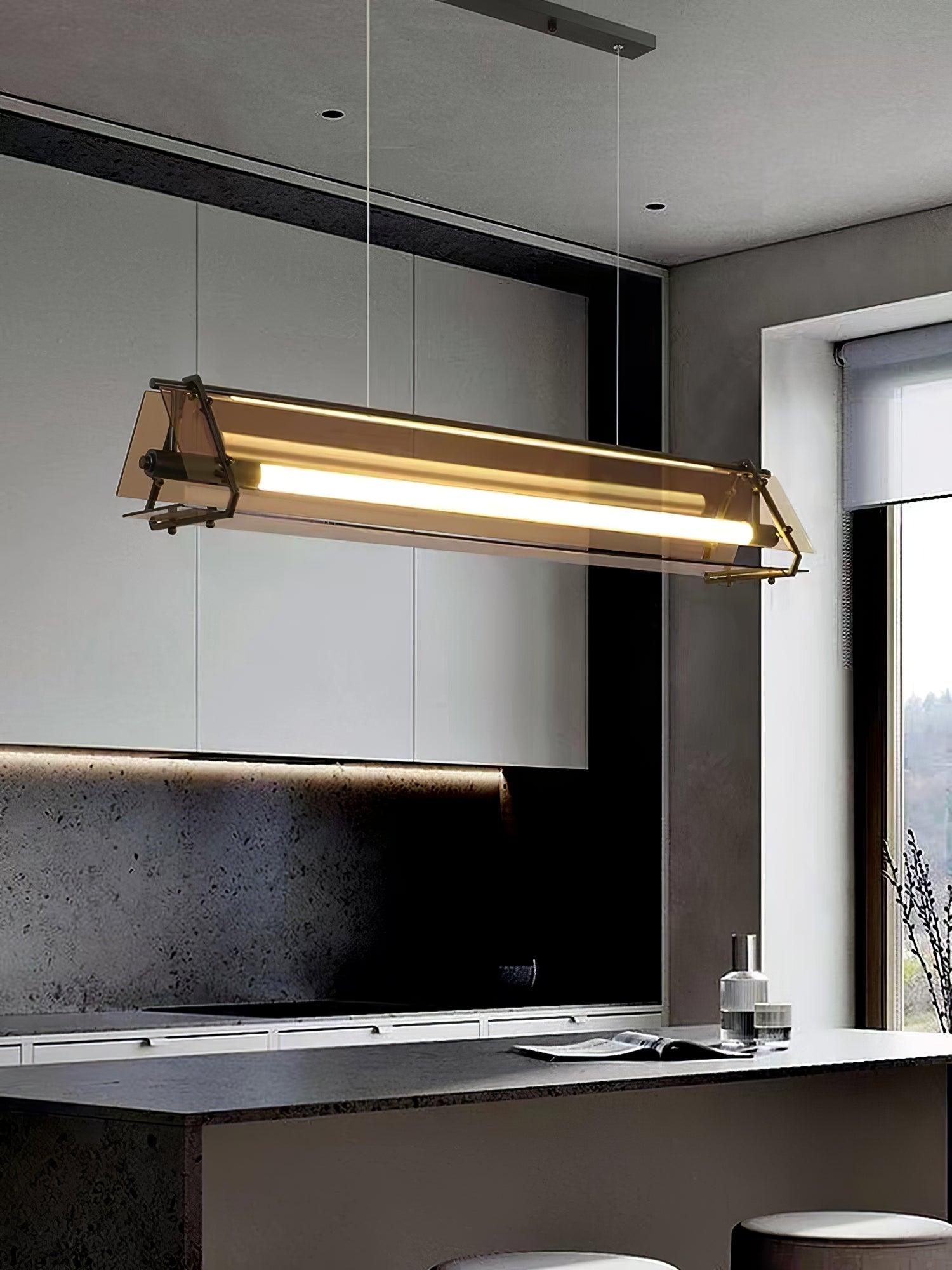 Lunaris Glass Minimalistic Pendant Light - Letslighting