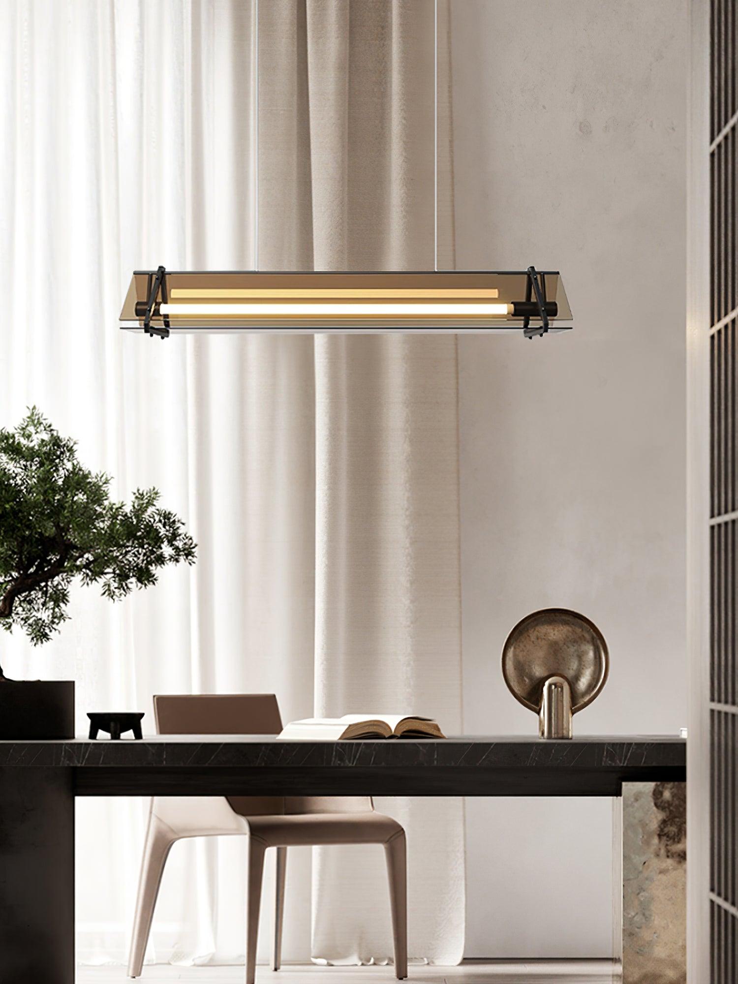 Lunaris Glass Minimalistic Pendant Light - Letslighting