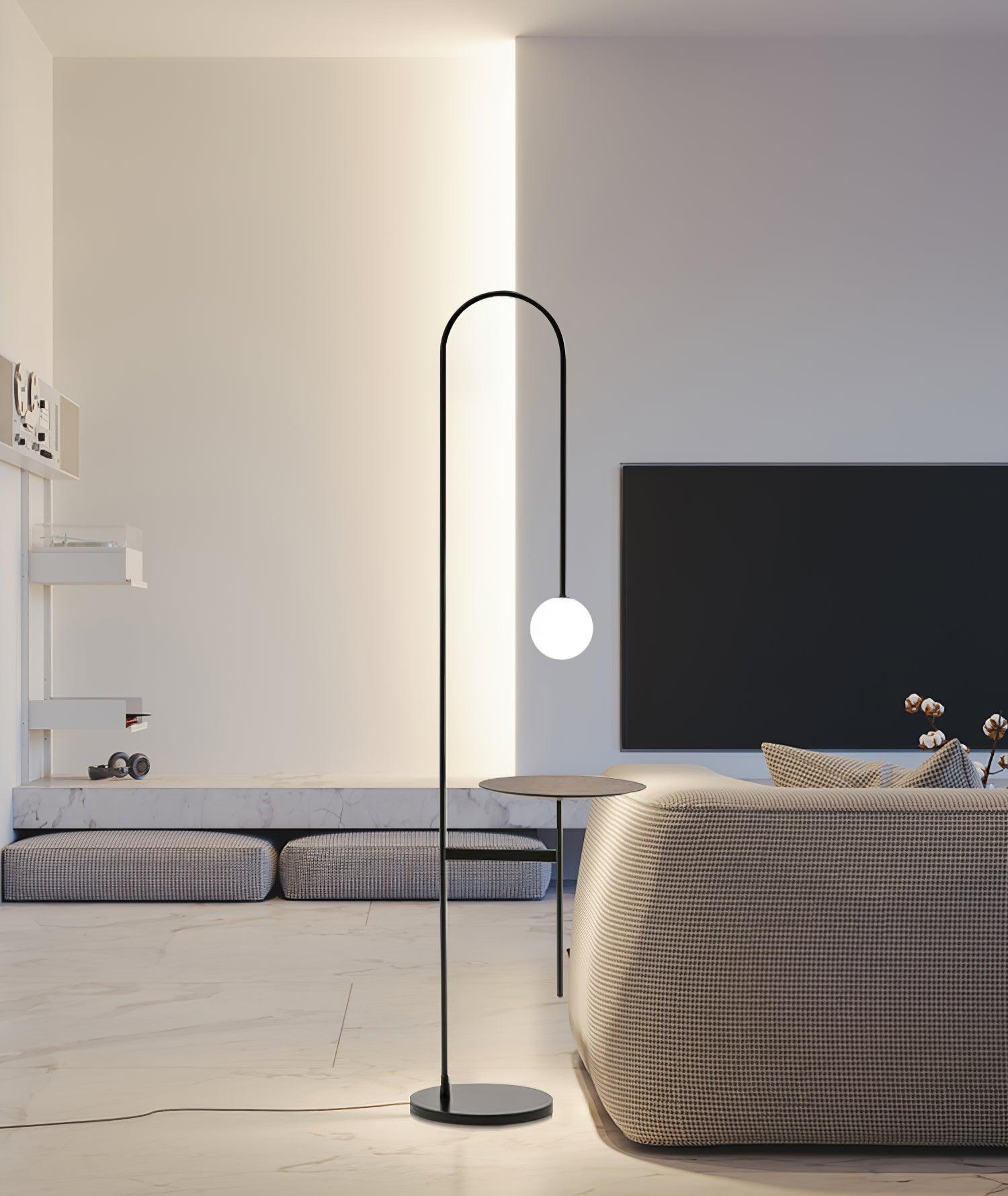 Celonce Glass Minimalist Floor Lamp - Letslighting