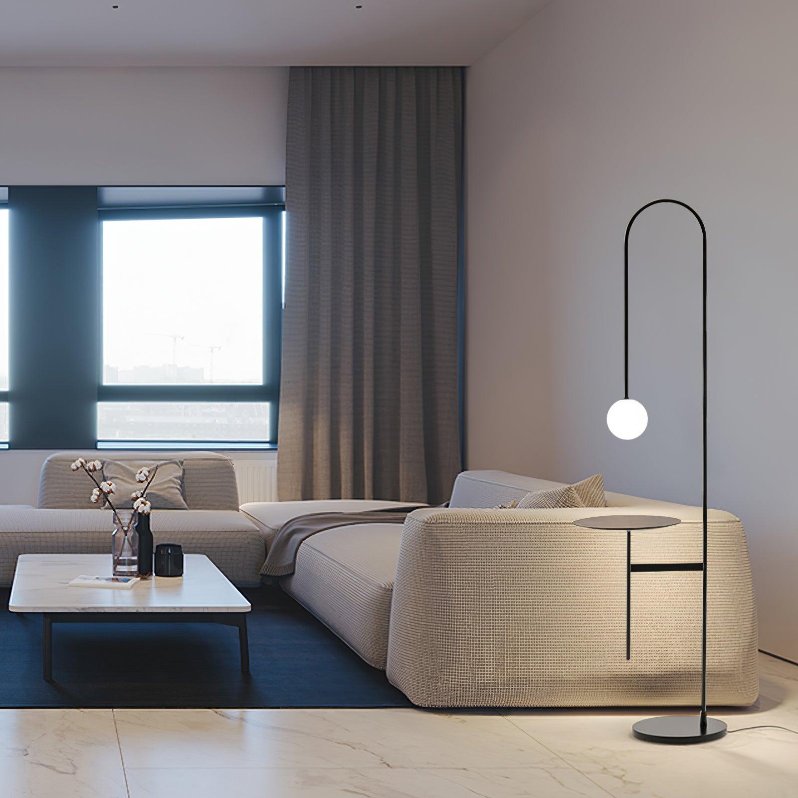 Celonce Glass Minimalist Floor Lamp - Letslighting