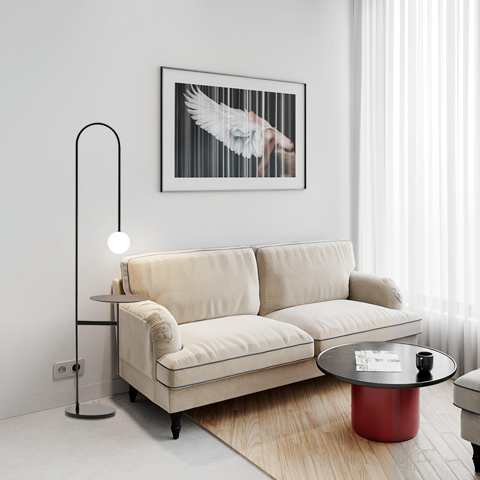 Celonce Glass Minimalist Floor Lamp - Letslighting