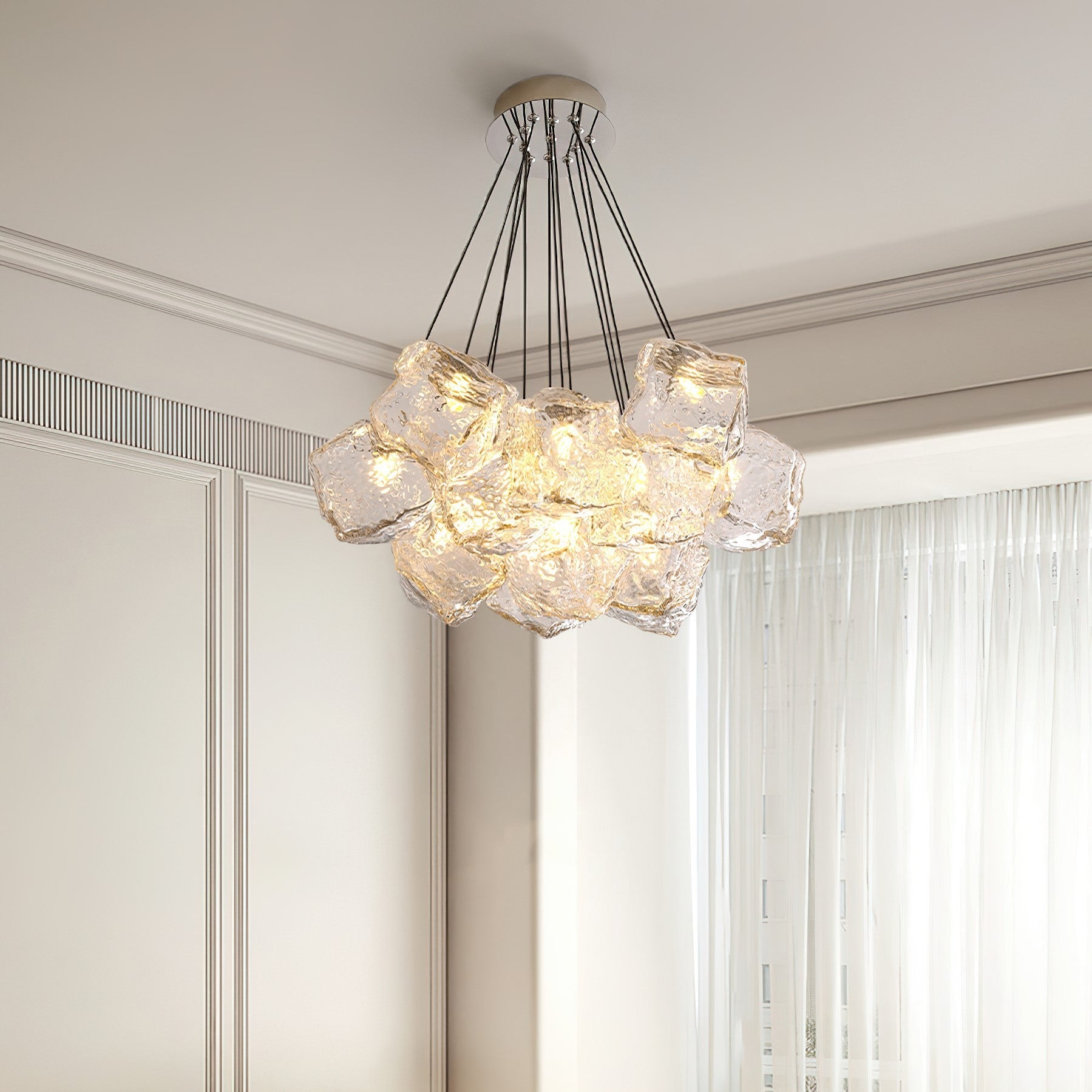 Aurora Chandelier Ice Sparkling - Letslighting