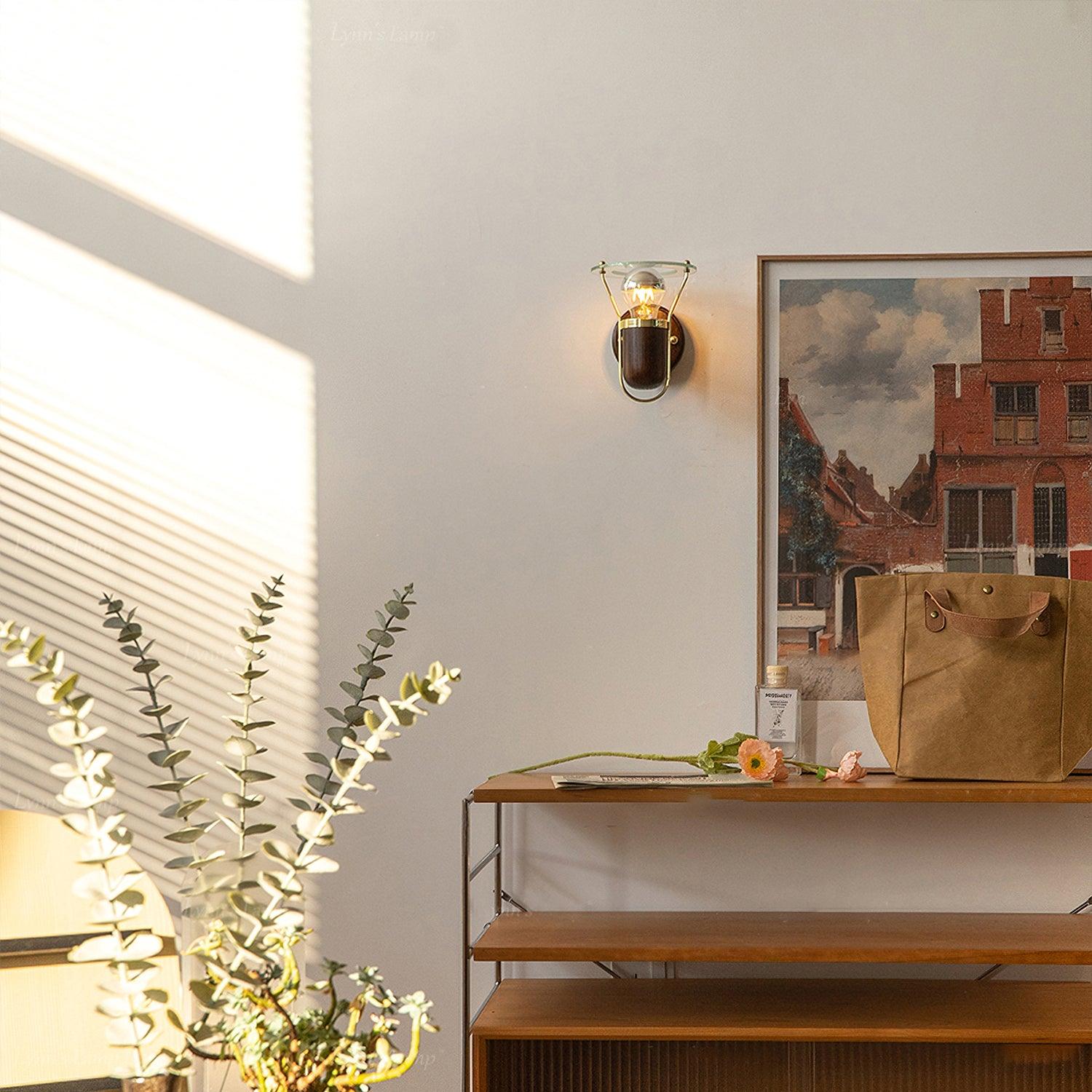 Lumace Wood Retro Wall Light - Letslighting