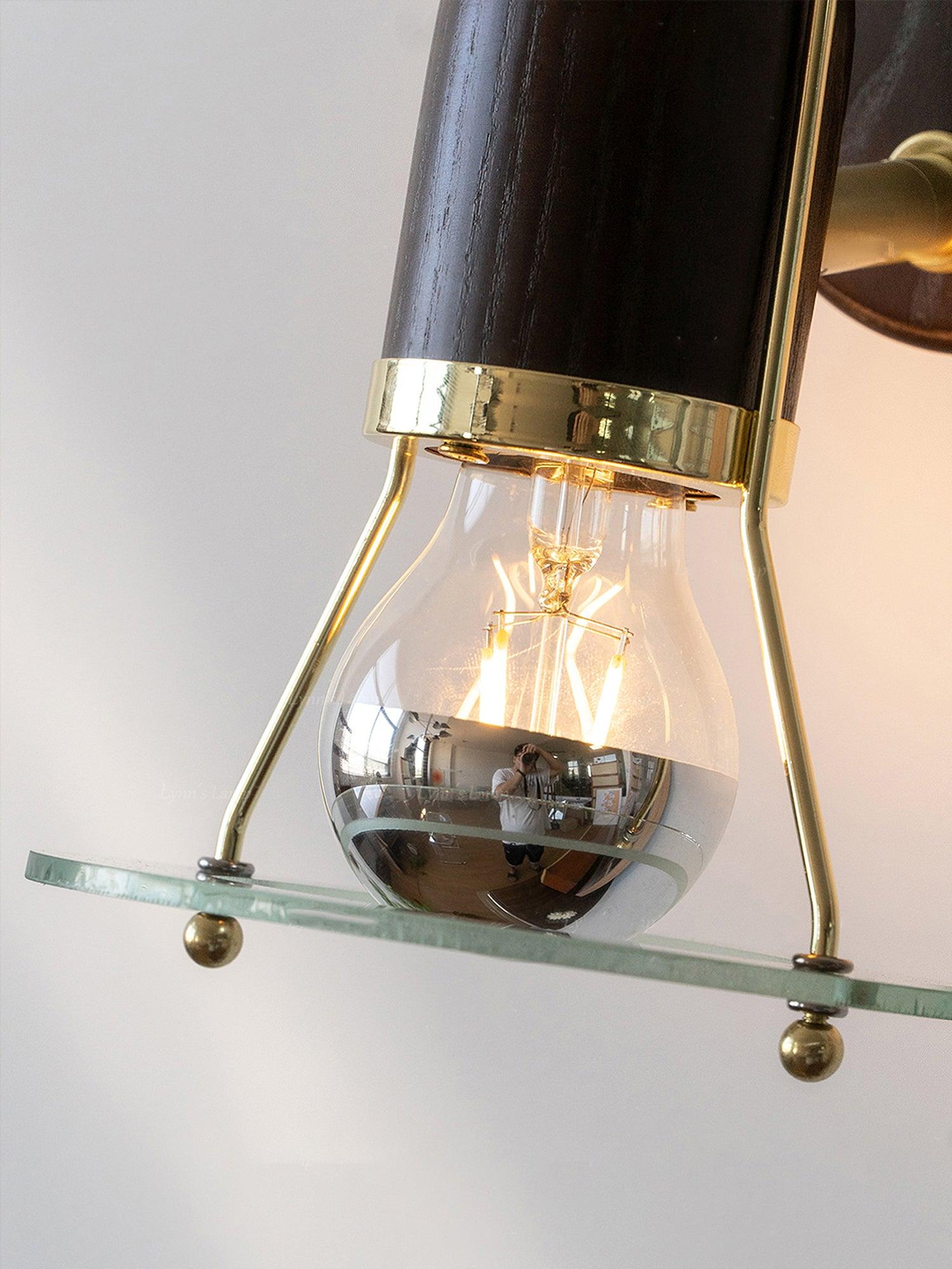 Lumace Wood Retro Wall Light - Letslighting
