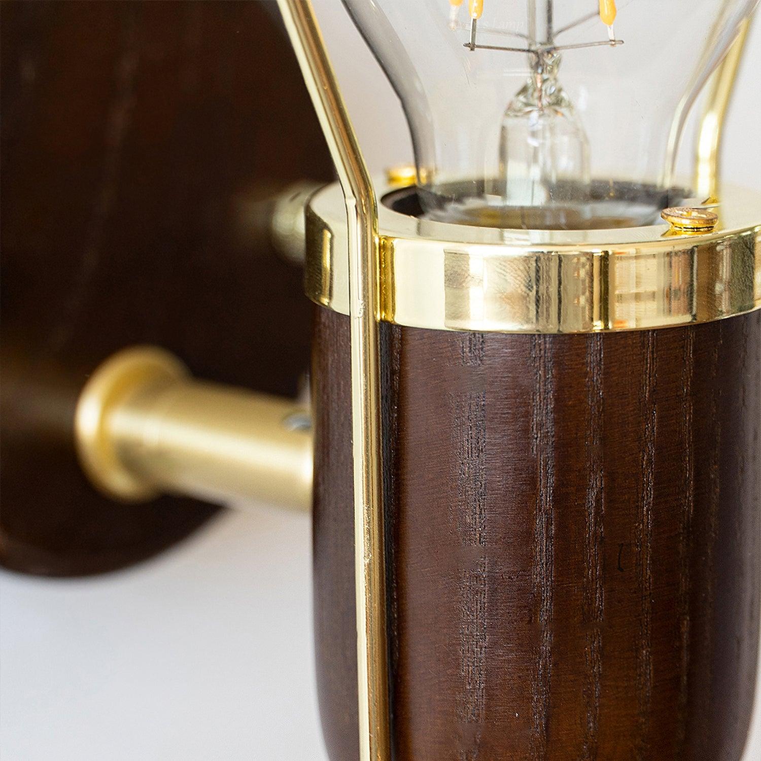 Lumace Wood Retro Wall Light - Letslighting
