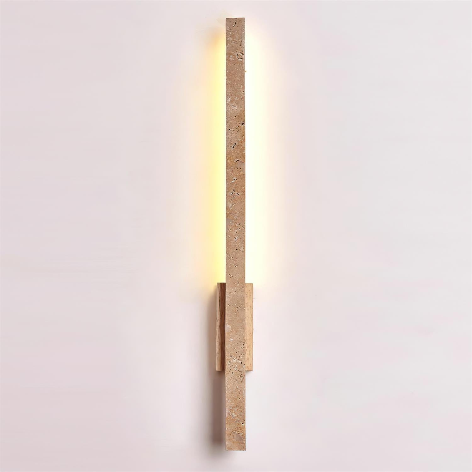 Opalyn Slim Travertine Wall Lamp
