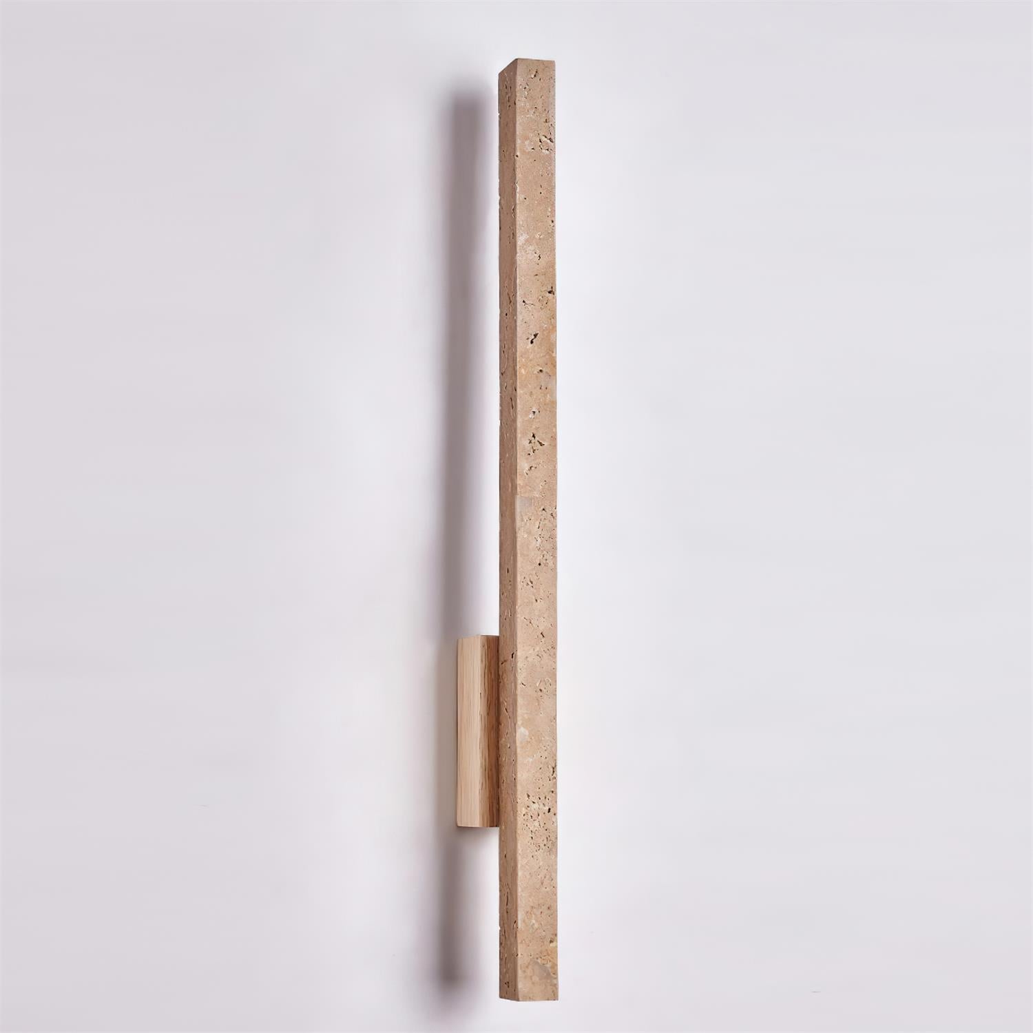 Opalyn Slim Travertine Wall Lamp