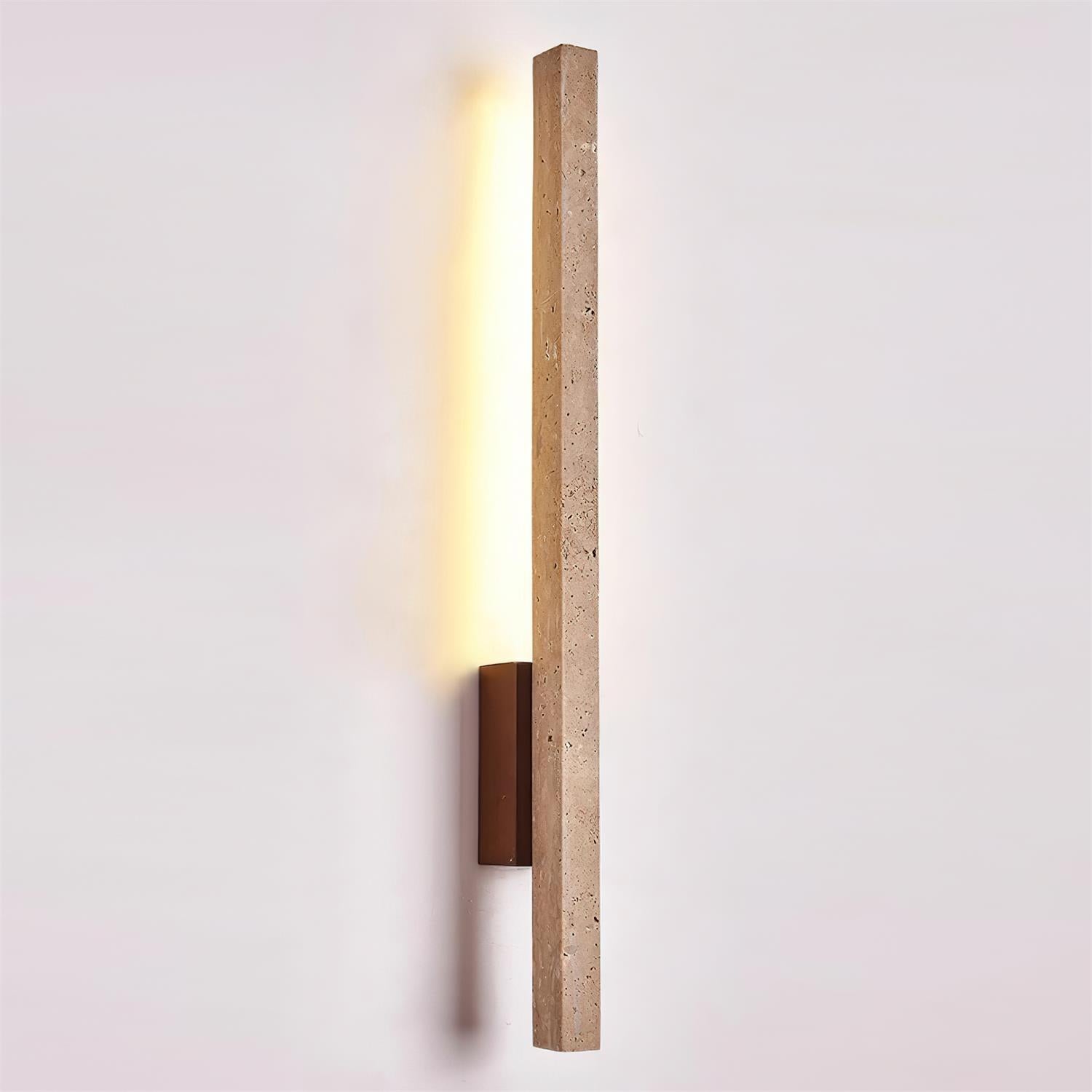 Opalyn Slim Travertine Wall Lamp