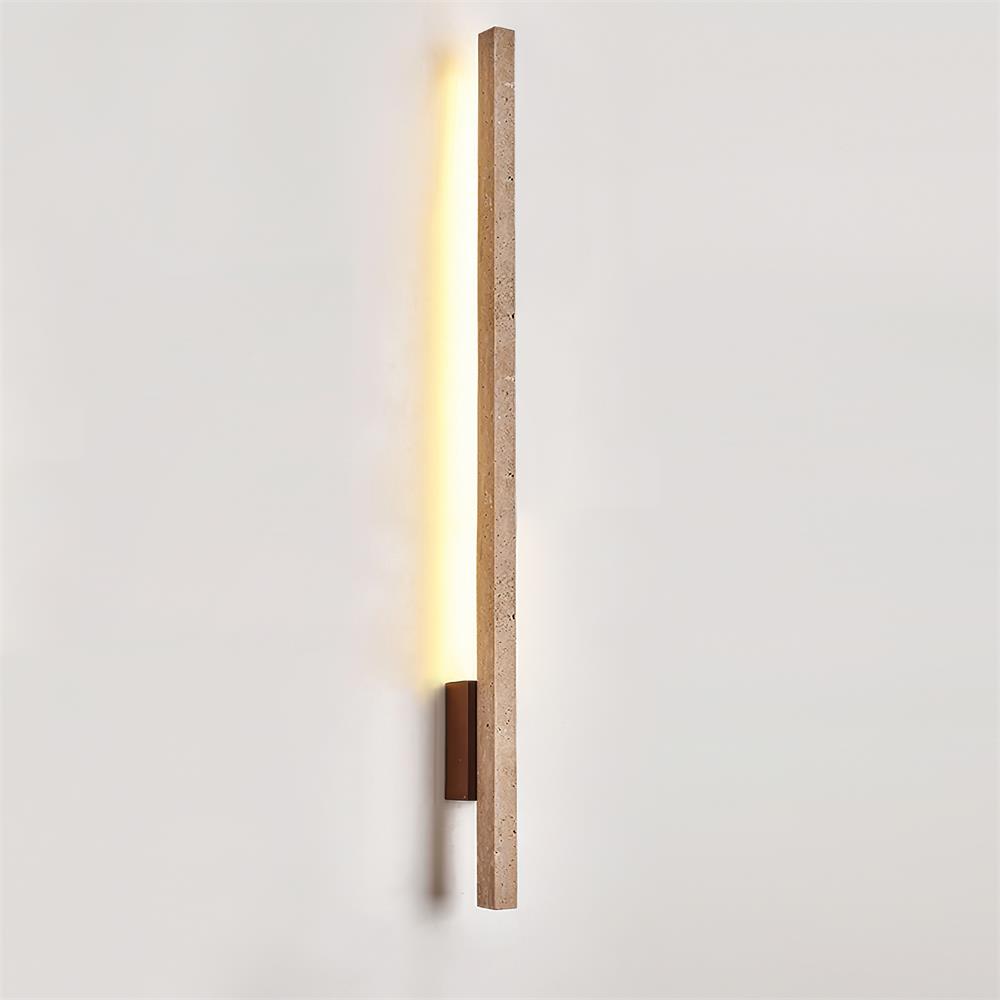 Opalyn Slim Travertine Wall Lamp