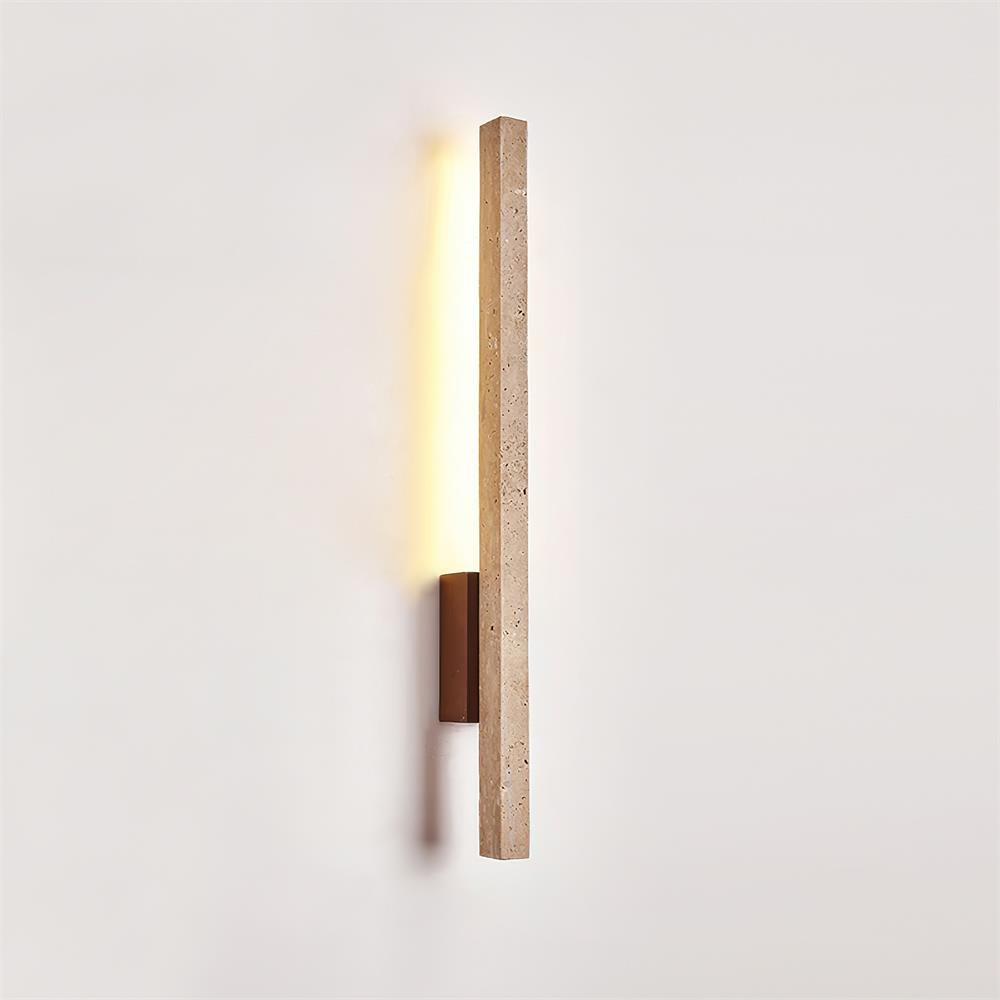 Opalyn Slim Travertine Wall Lamp