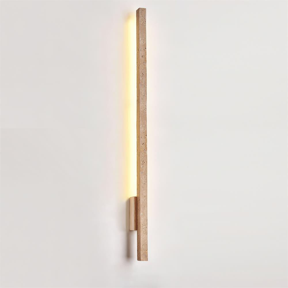Opalyn Slim Travertine Wall Lamp