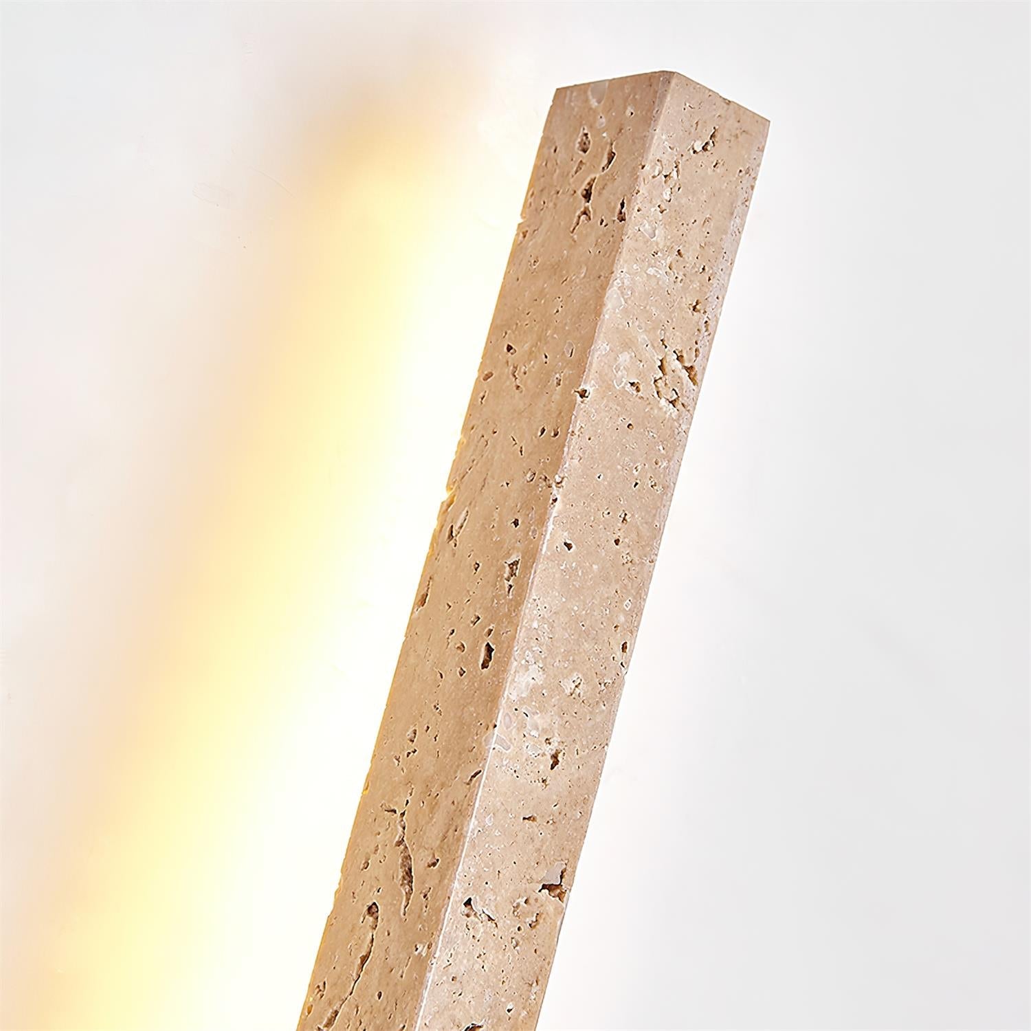 Opalyn Slim Travertine Wall Lamp