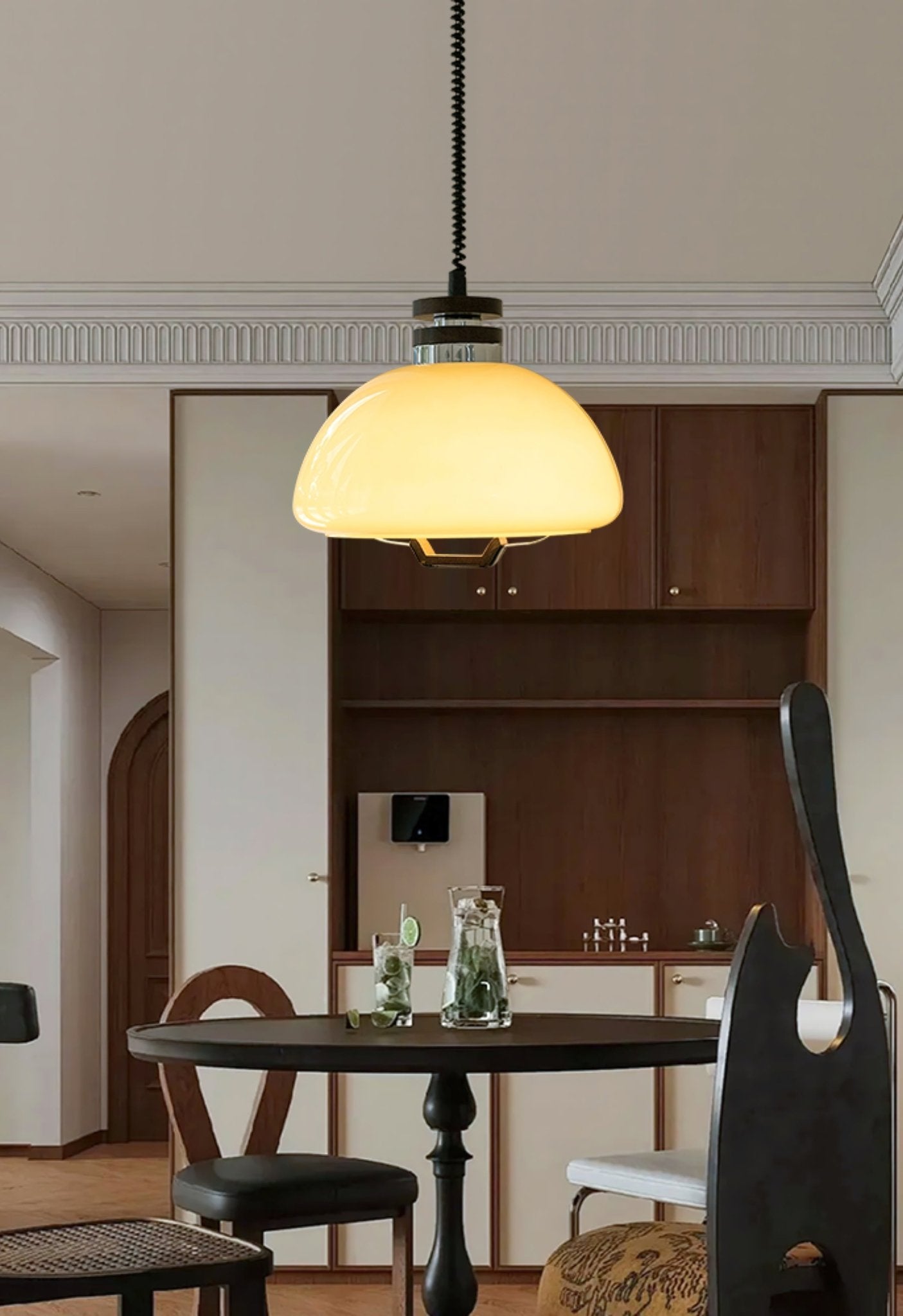 Avvinel Nordic Art Pudding Wood Pendant Light - Letslighting
