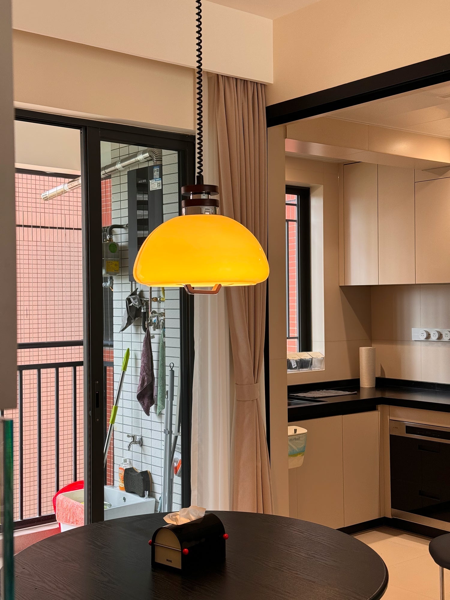Avvinel Nordic Art Pudding Wood Pendant Light - Letslighting