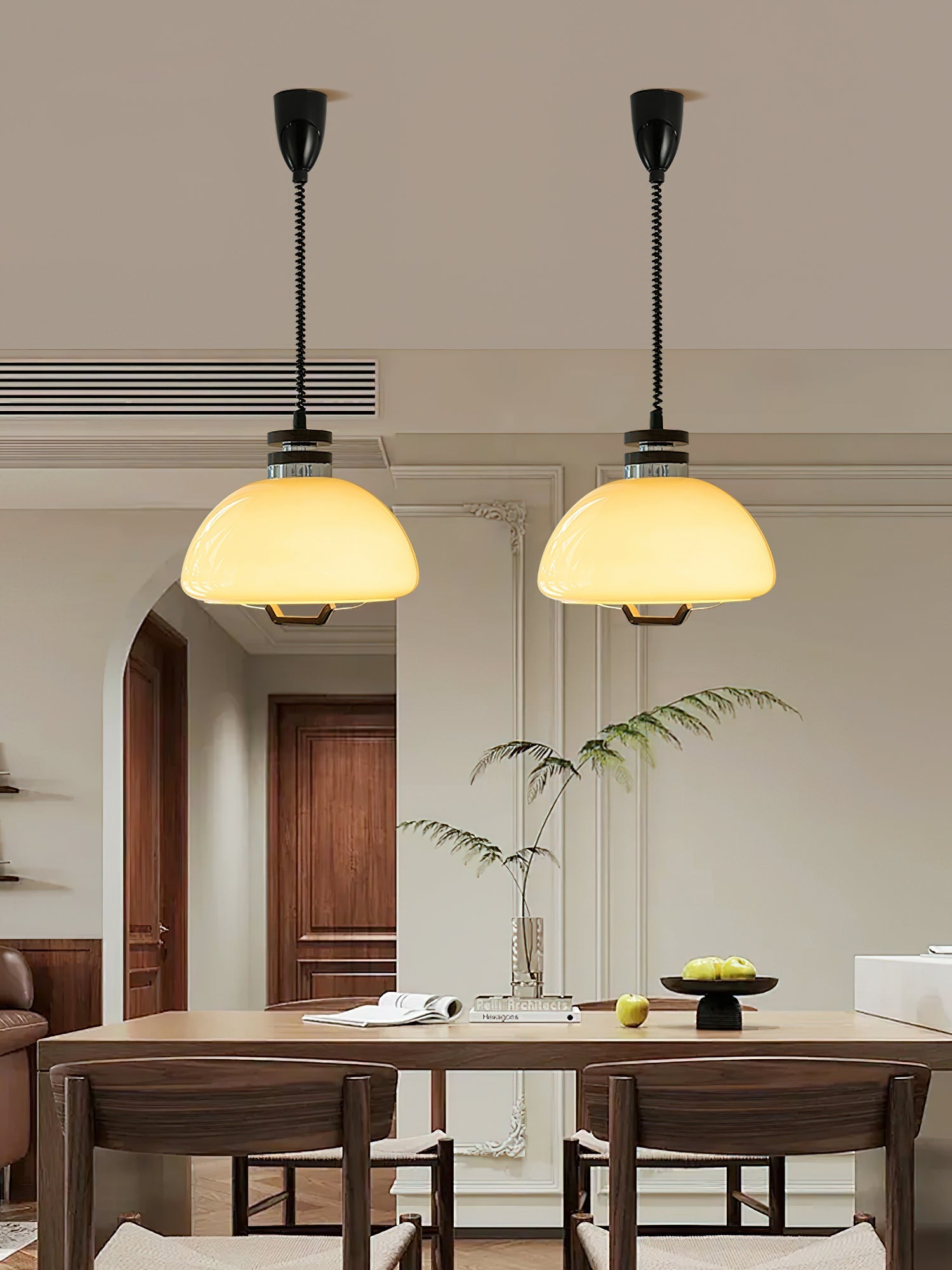 Avvinel Nordic Art Pudding Wood Pendant Light - Letslighting