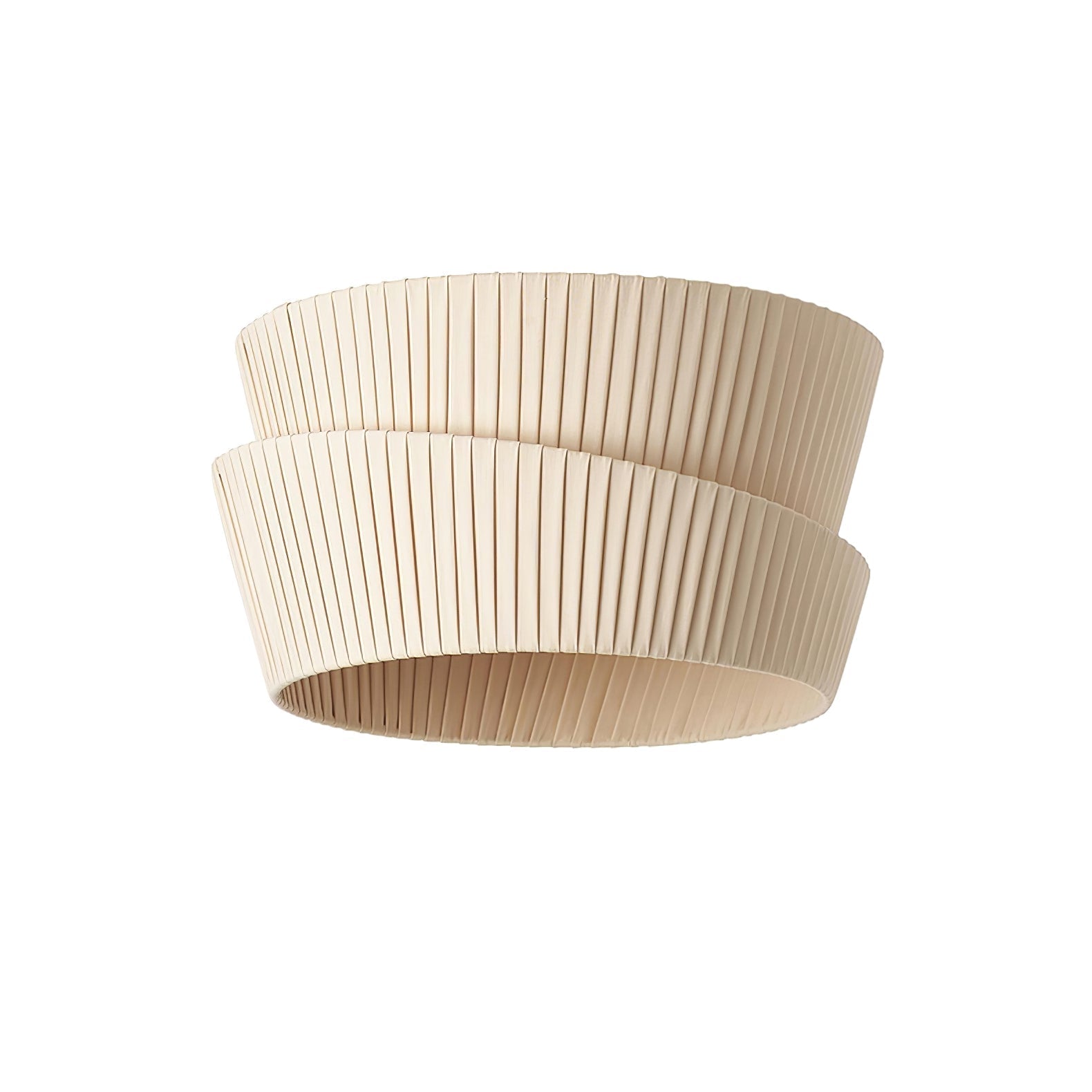 Zethayra Natural Unique Twist Fabric Ceiling Lamp - Letslighting