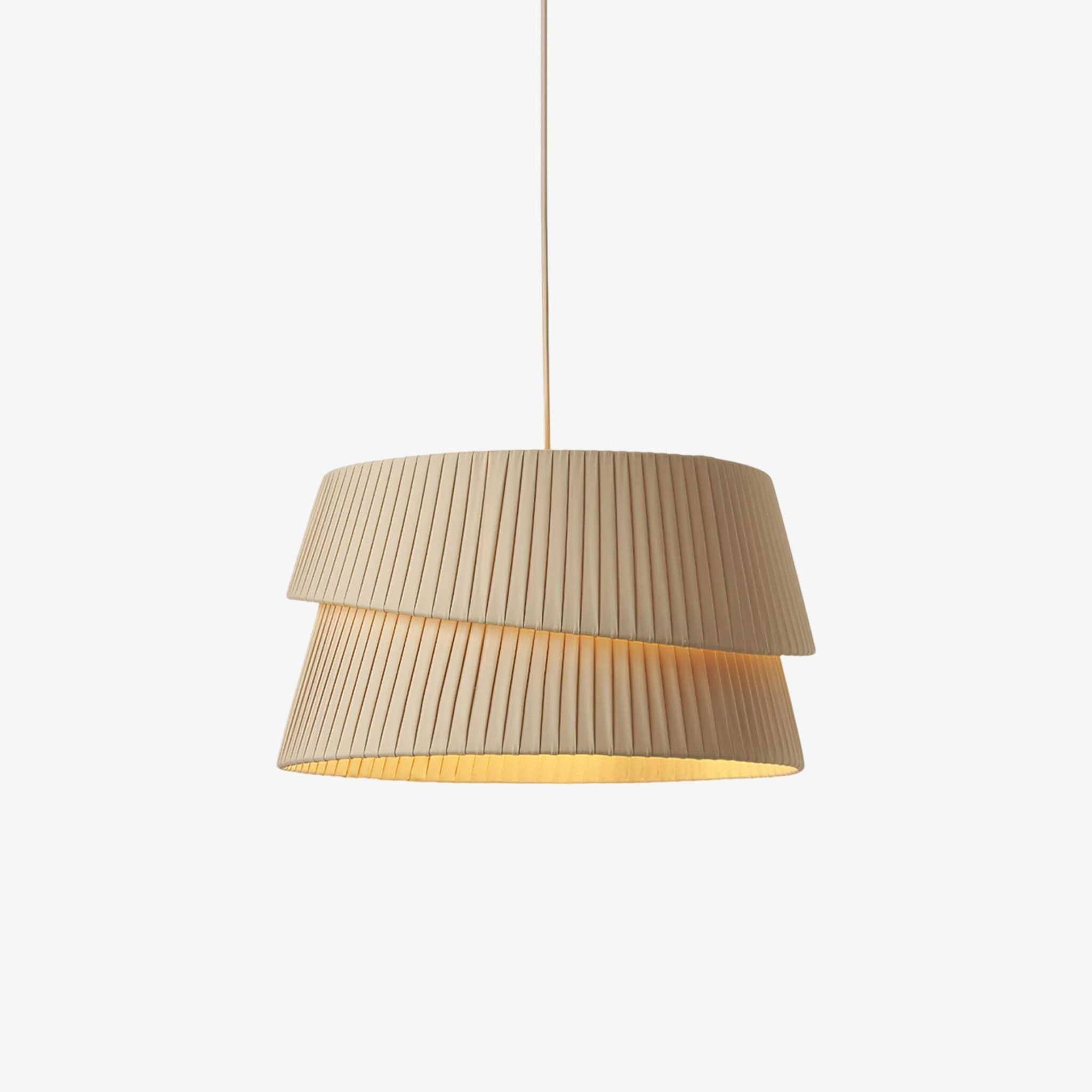 Ilira PremiumElegance Twist Fabric Pendant Lamp - Letslighting