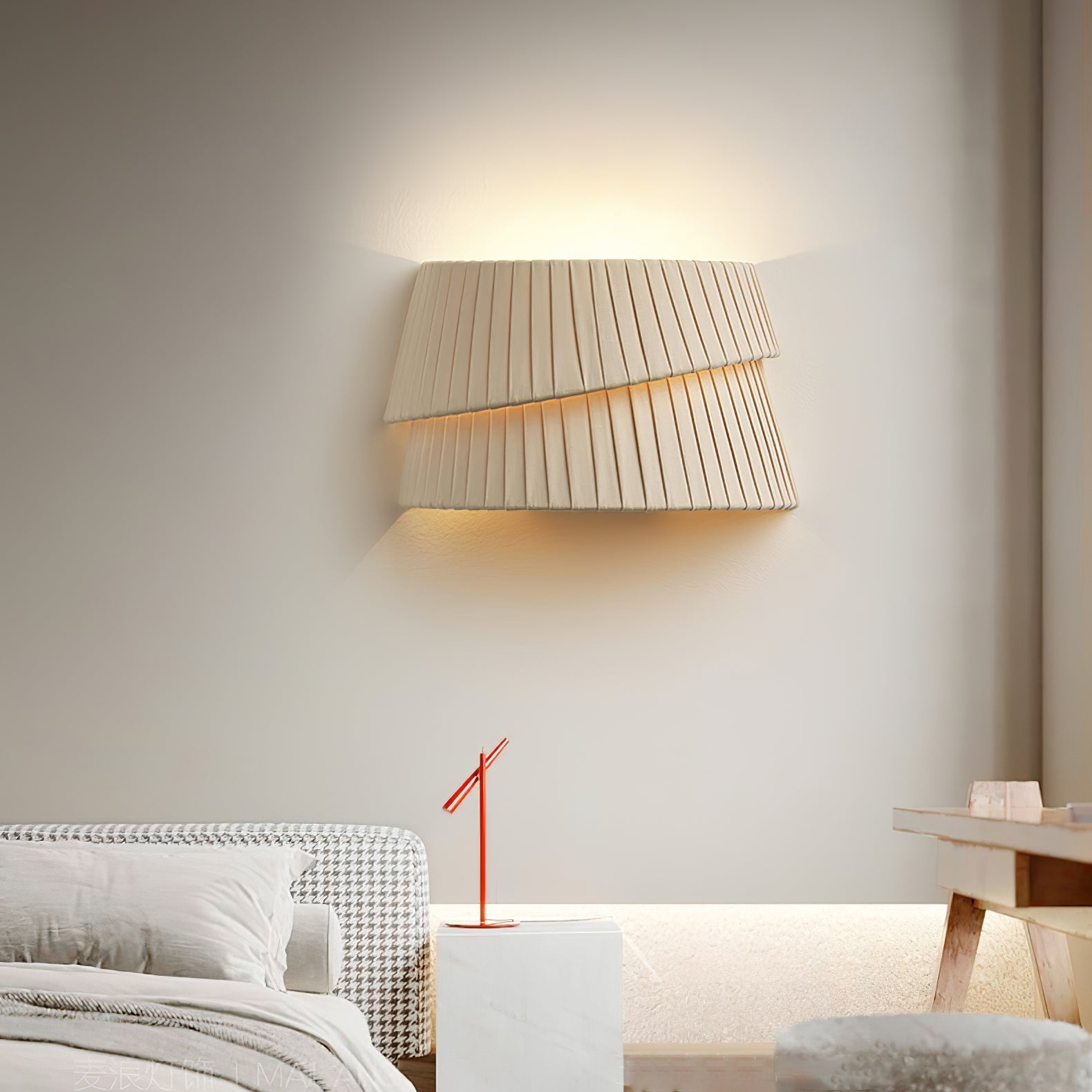 Cevelarae Premium Nordic Art Twist Fabric Wall Lamp - Letslighting