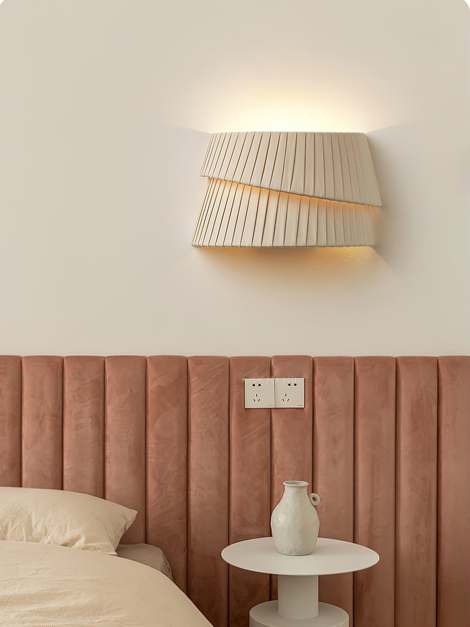 Cevelarae Premium Nordic Art Twist Fabric Wall Lamp - Letslighting