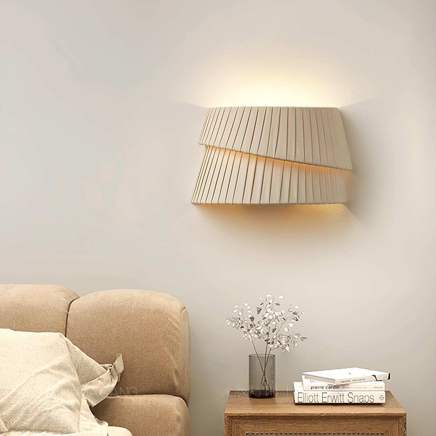 Cevelarae Premium Nordic Art Twist Fabric Wall Lamp - Letslighting