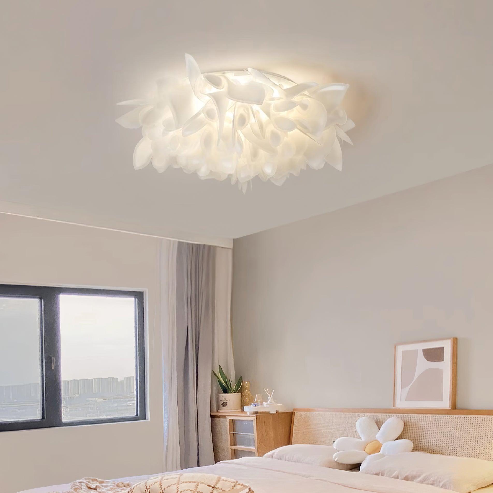 Ceiling Lamp Sculpted Petal Cluster Artistic Modern Statement - Letslighting