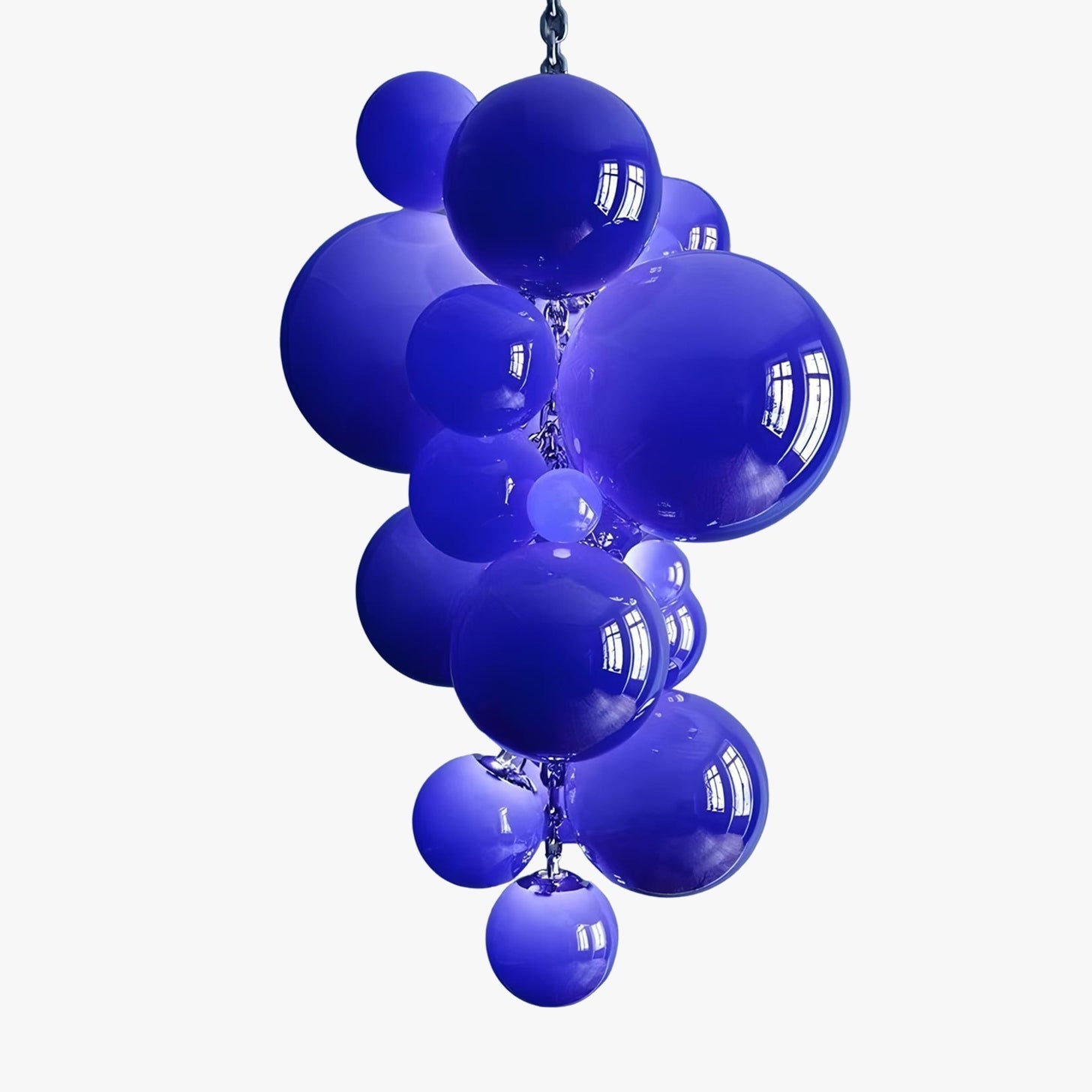 Aurora Chandelier Murano Glass Grape Cluster Art Deco - Letslighting