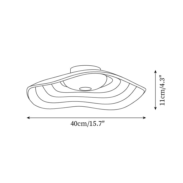 Zeylo Wave Ceiling Lamp - Letslighting