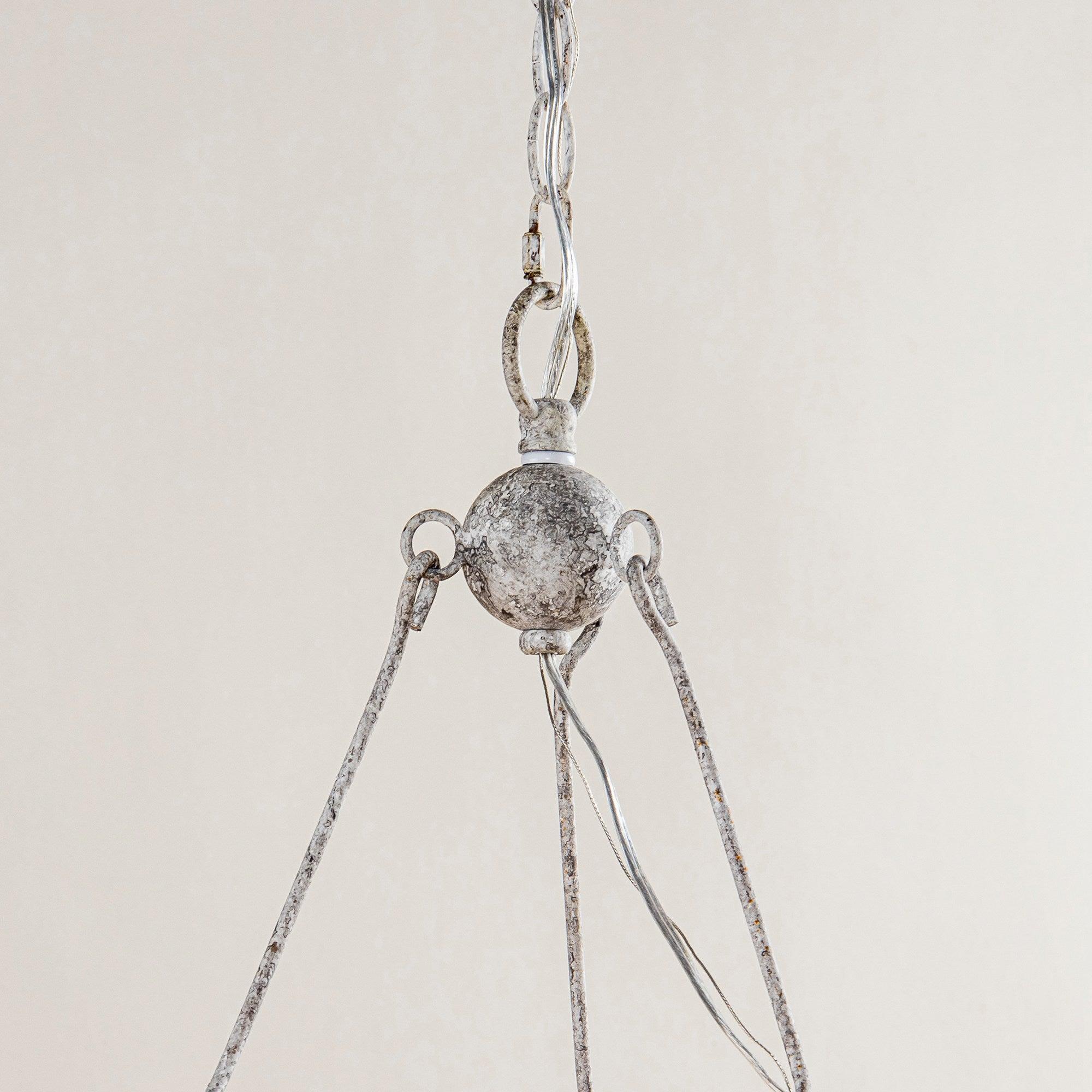 Mysilora Vintage Industrial Wheel Wood Chandelier - Letslighting