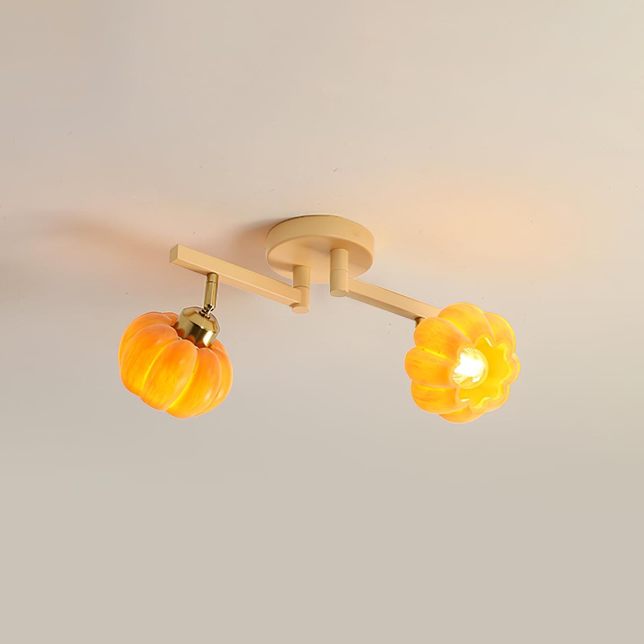 Pumpkin Ceiling Light Multi Head - Letslighting